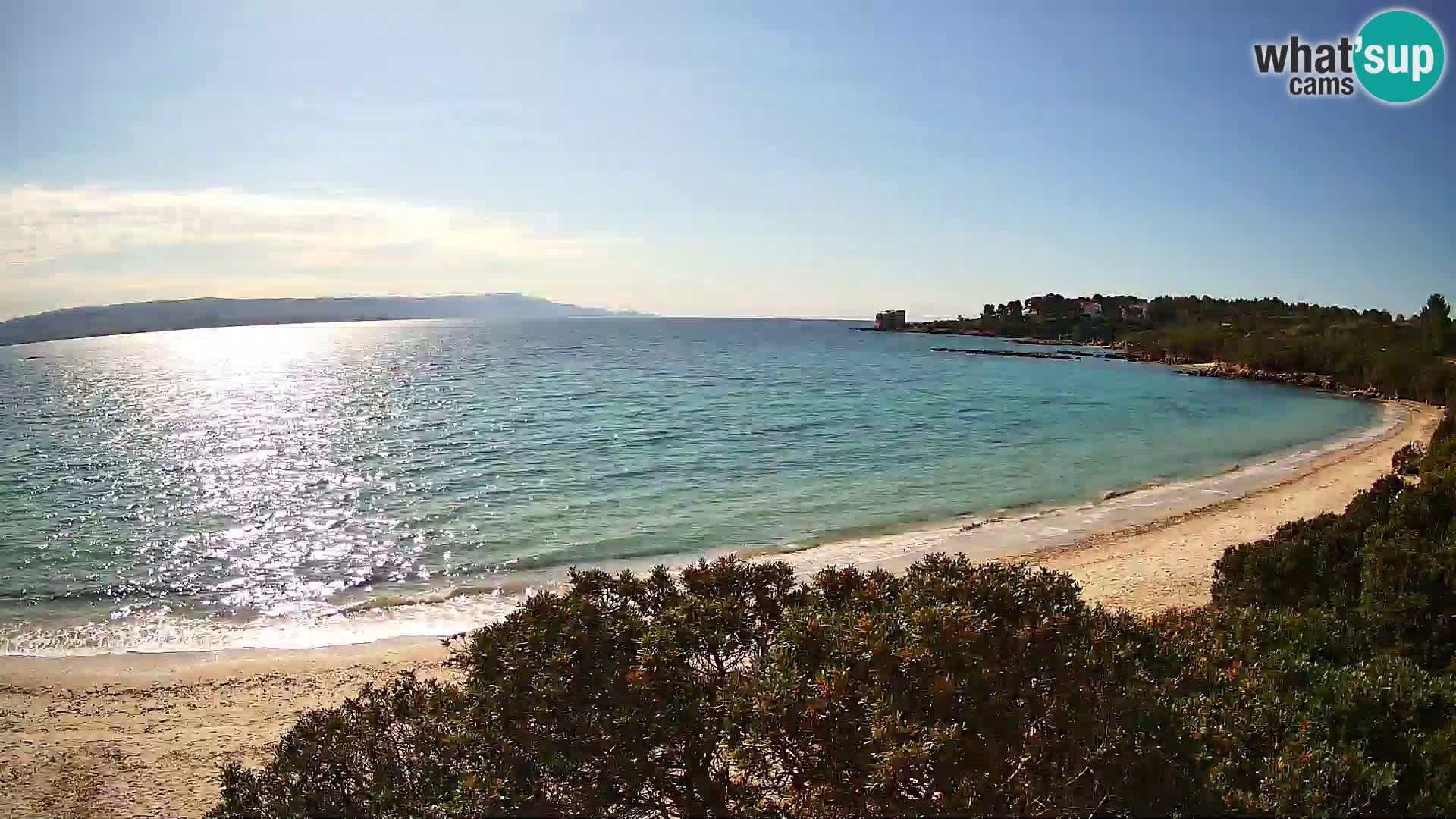 Kamera plaža Lazzaretto | Alghero | Sardinija