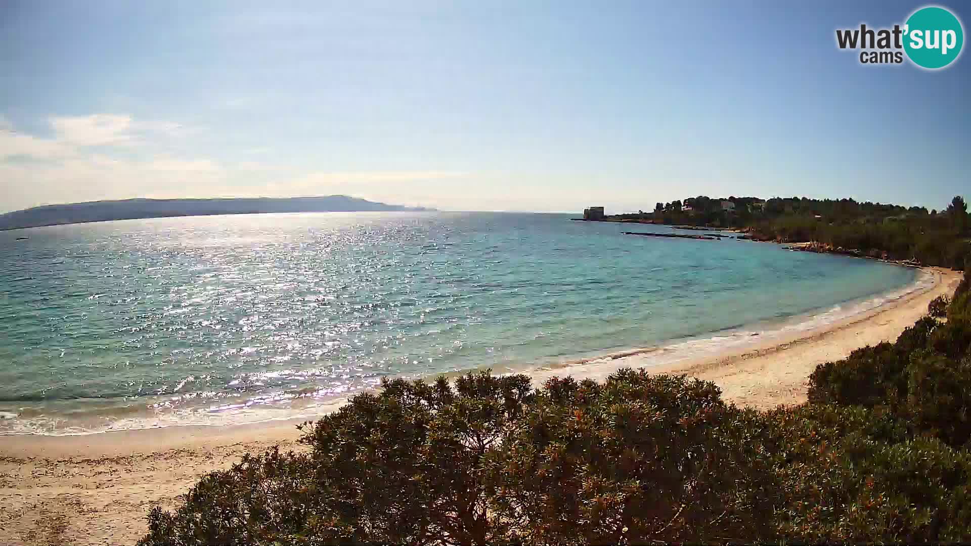 Webcam Lazzaretto Strand | Alghero | Sardinien