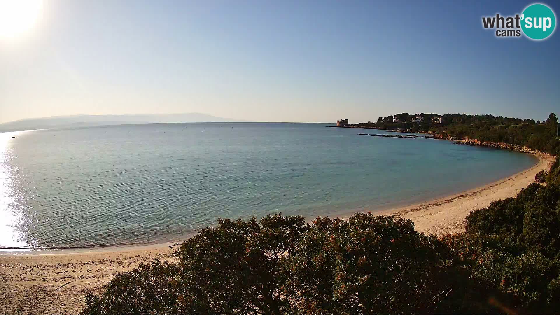 Web kamera plaža Lazzaretto | Alghero | Sardinija