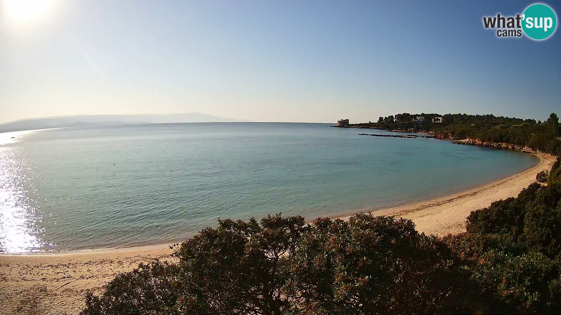 Webcam Lazzaretto beach | Alghero | Sardinia
