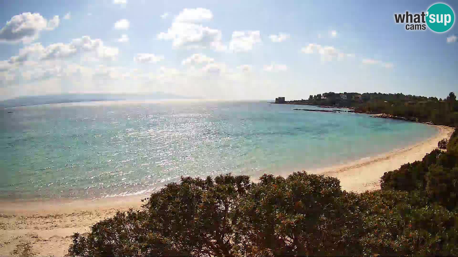 Plage Lazzaretto livecam | Alghero | Sardaigne