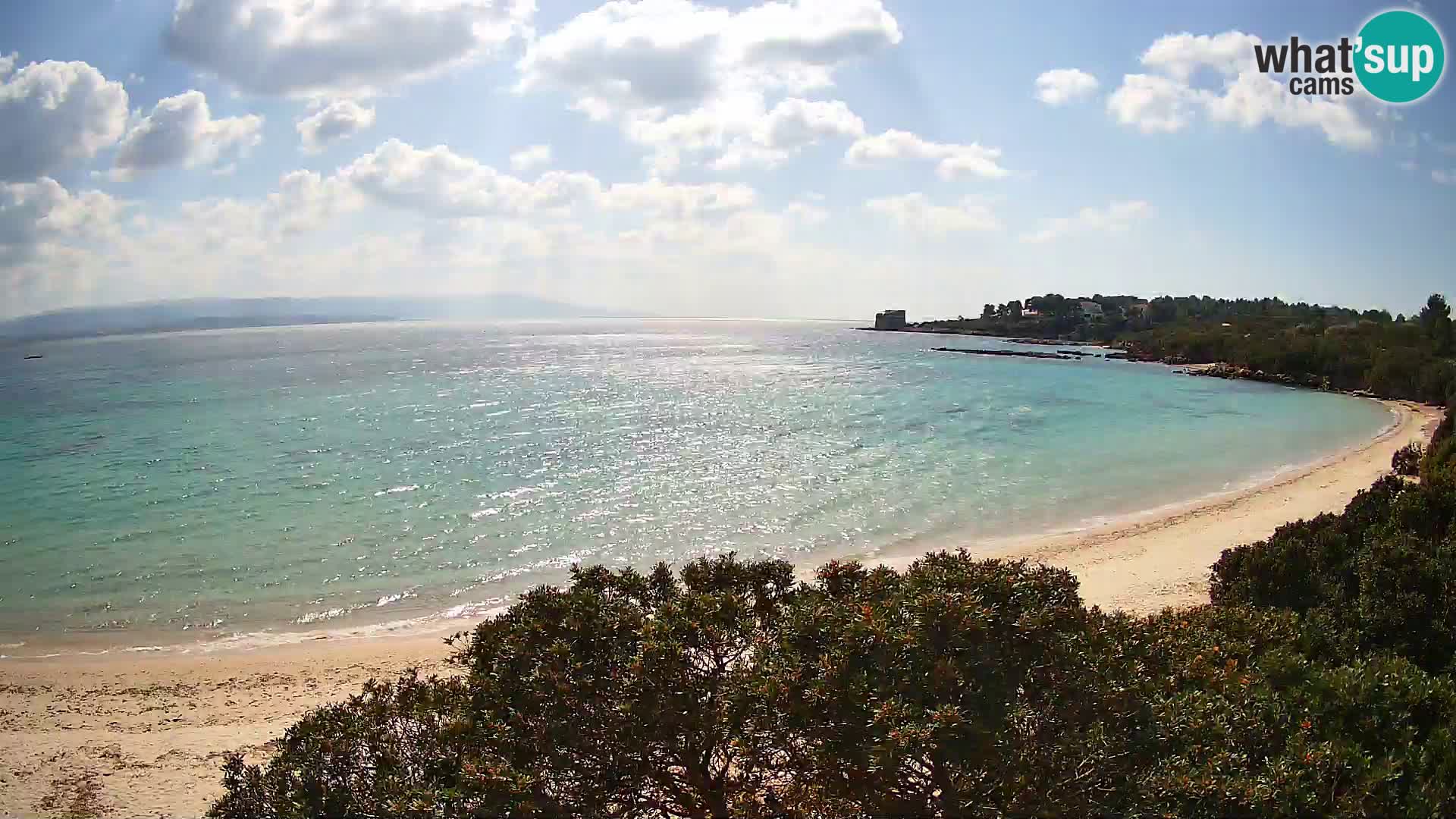Plage Lazzaretto livecam | Alghero | Sardaigne