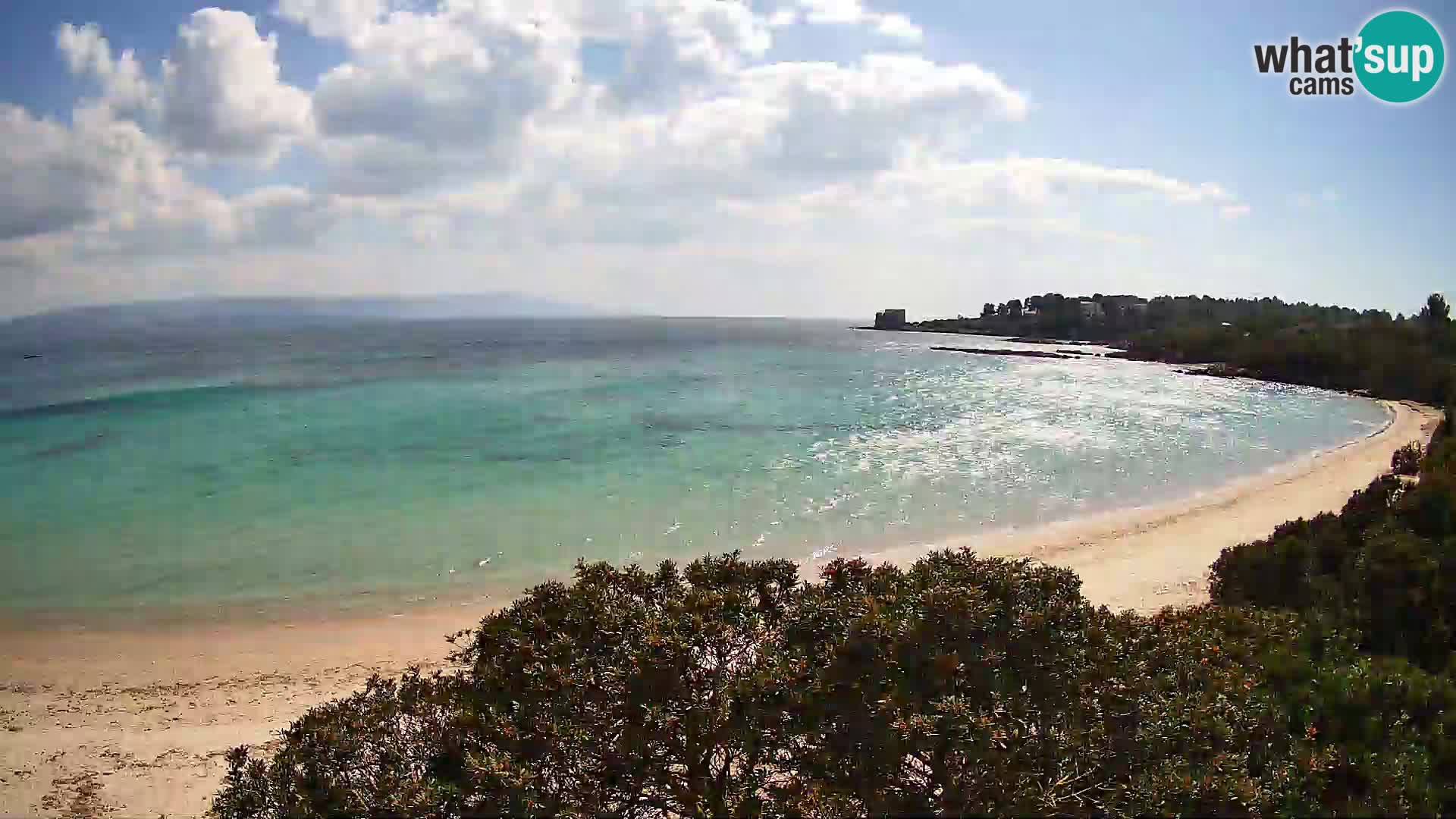 Webcam Lazzaretto beach | Alghero | Sardinia