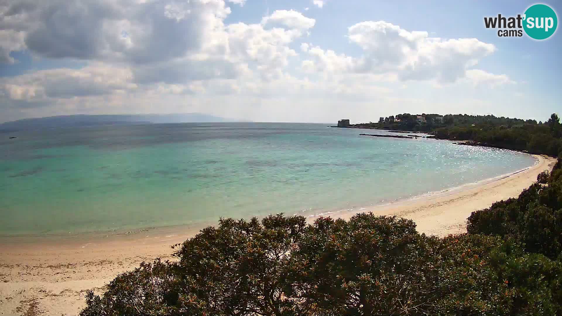 Webcam Lazzaretto beach | Alghero | Sardinia