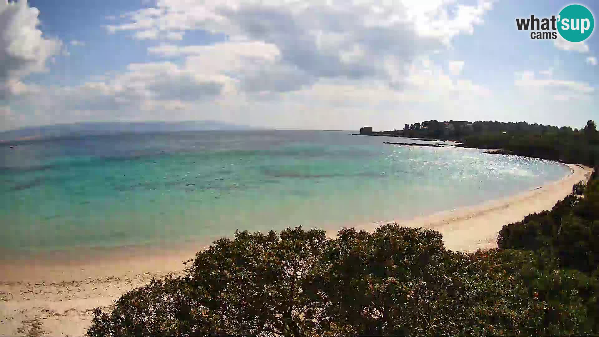 Webcam Lazzaretto beach | Alghero | Sardinia