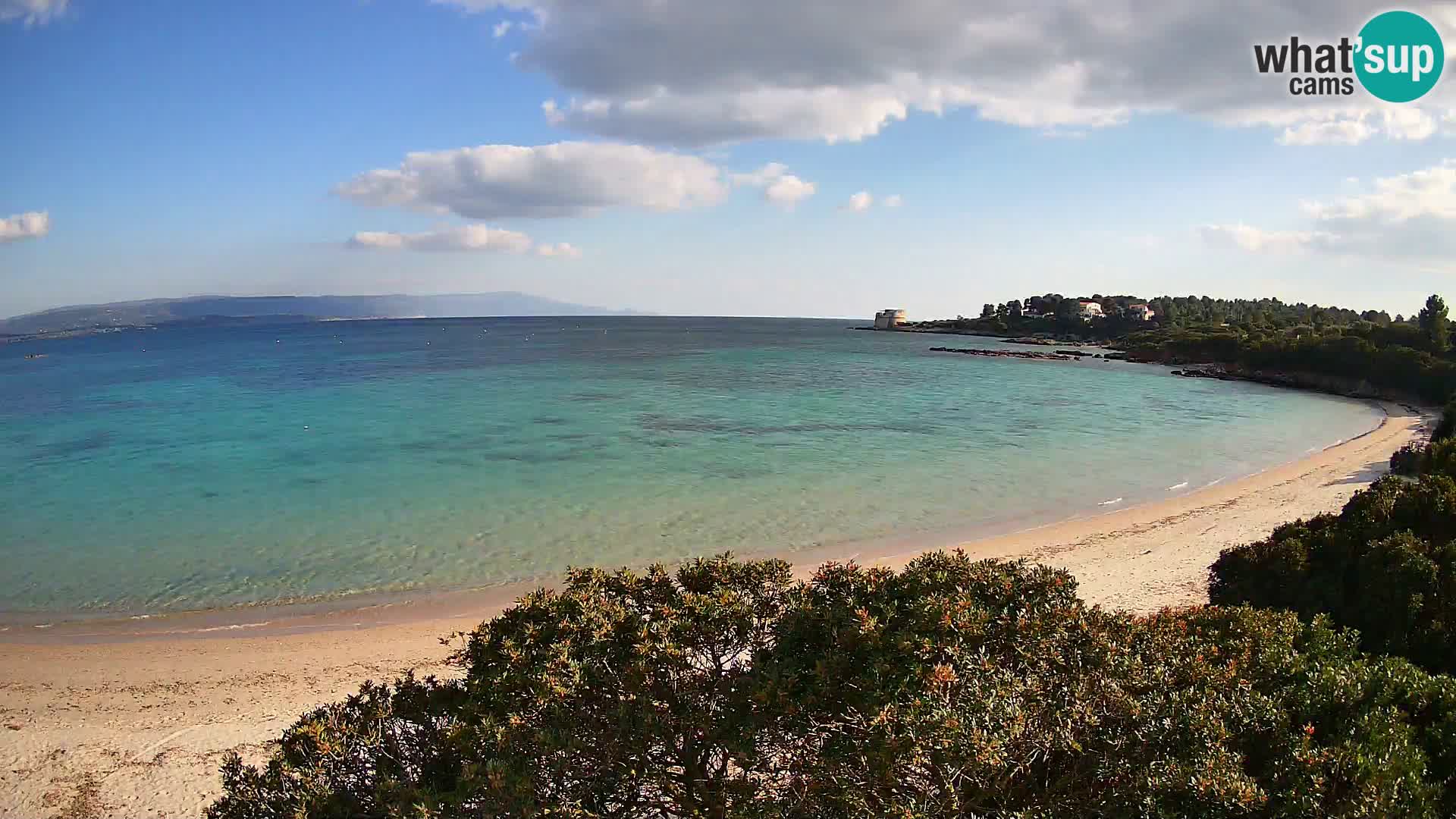 Webcam Lazzaretto Strand | Alghero | Sardinien