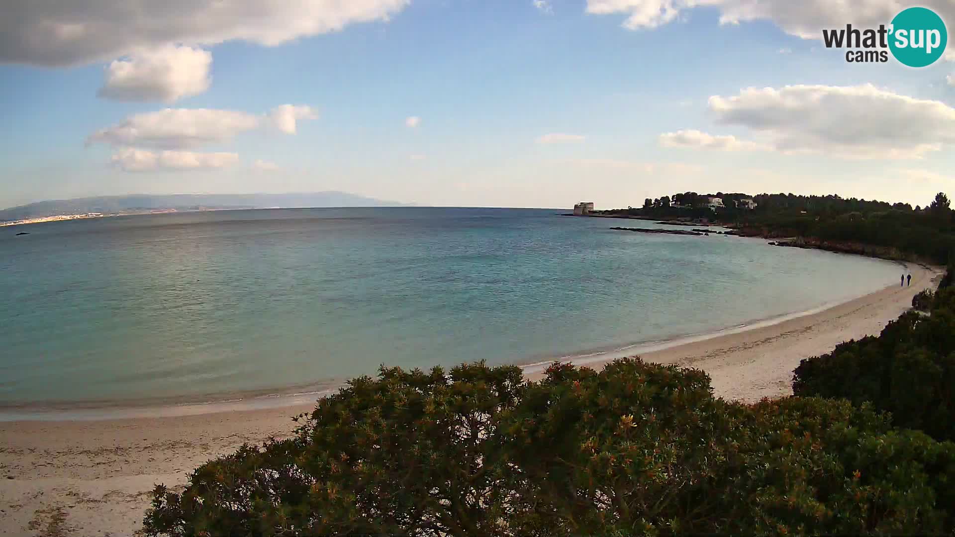 Web kamera plaža Lazzaretto | Alghero | Sardinija