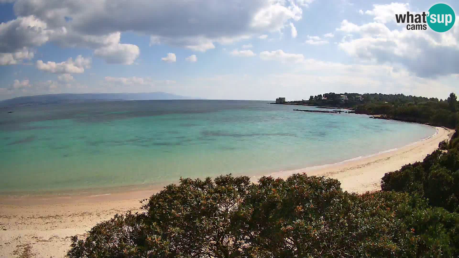 Webcam Lazzaretto Strand | Alghero | Sardinien