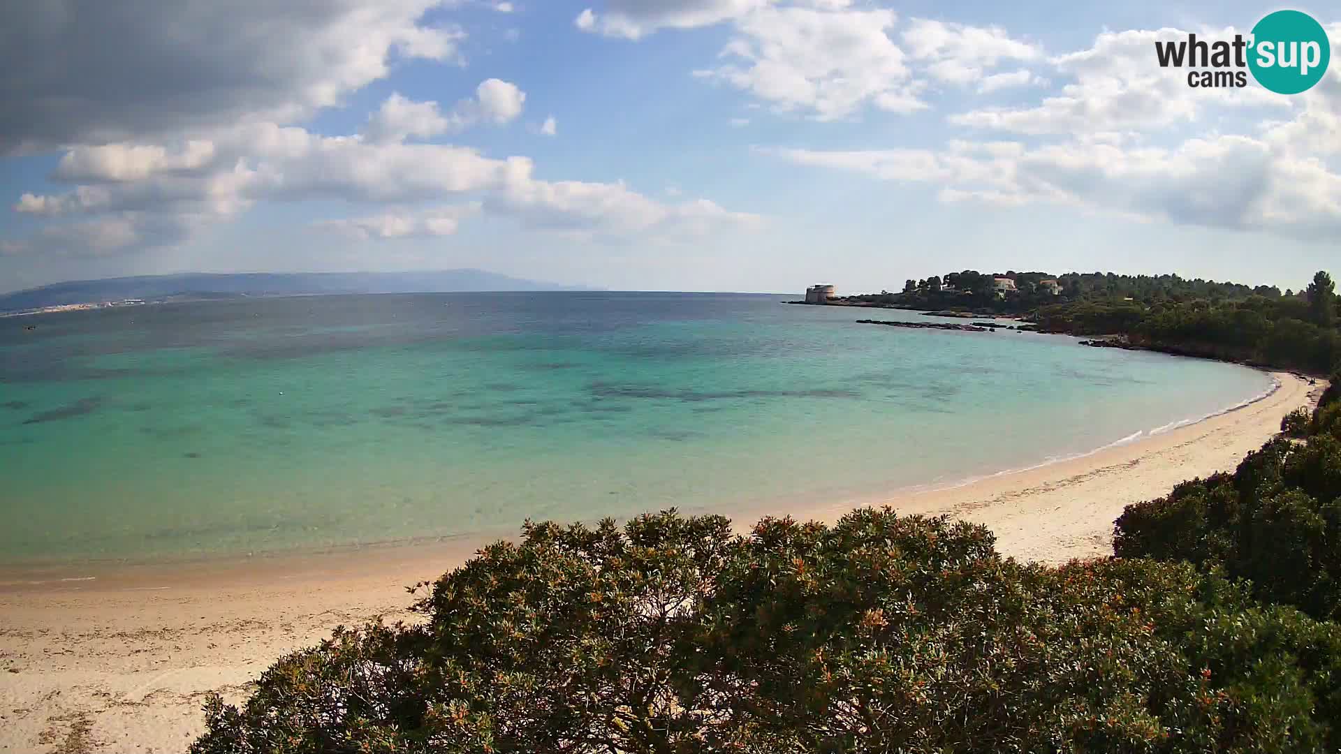 Web kamera plaža Lazzaretto | Alghero | Sardinija