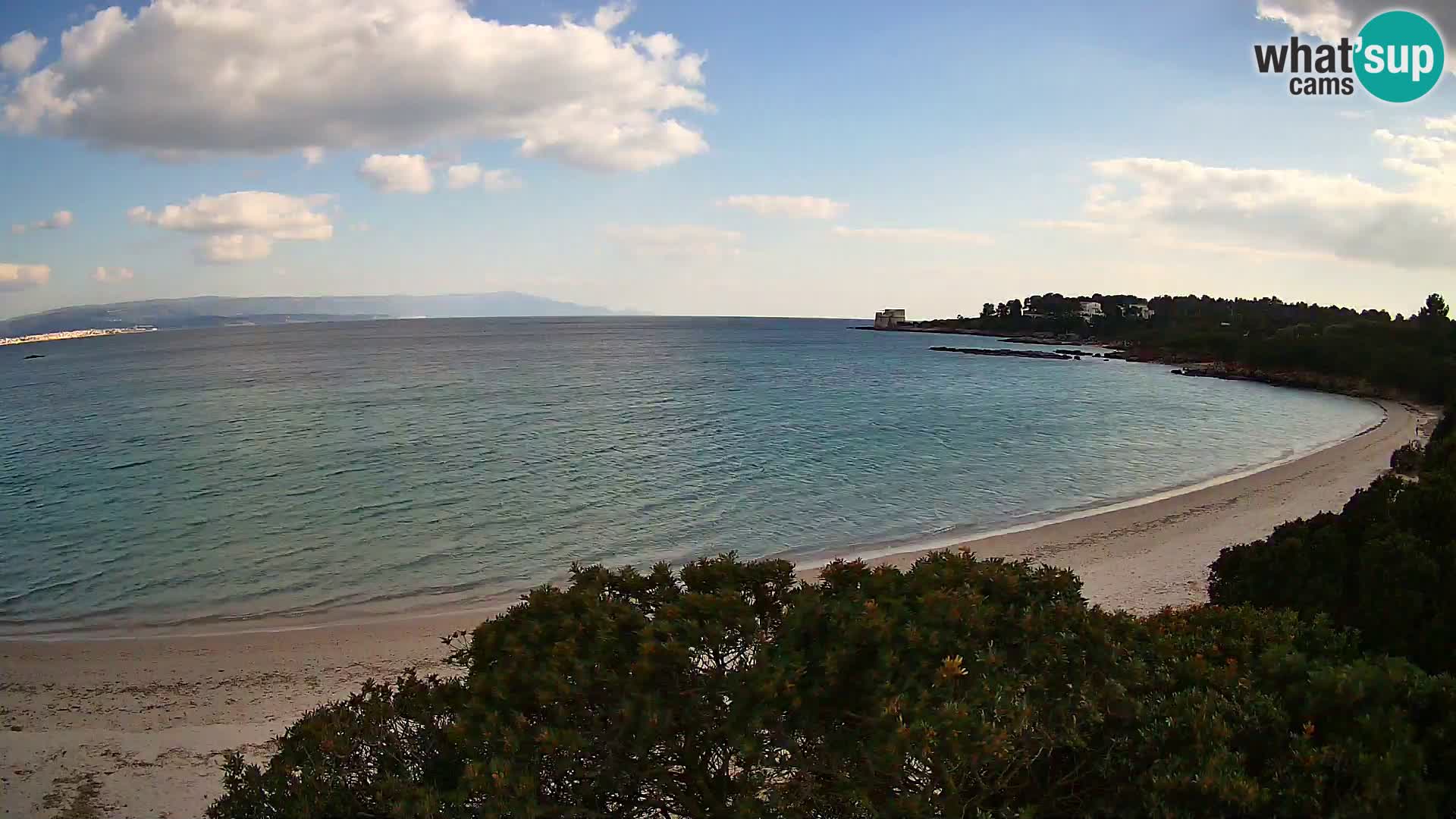 Kamera plaža Lazzaretto | Alghero | Sardinija