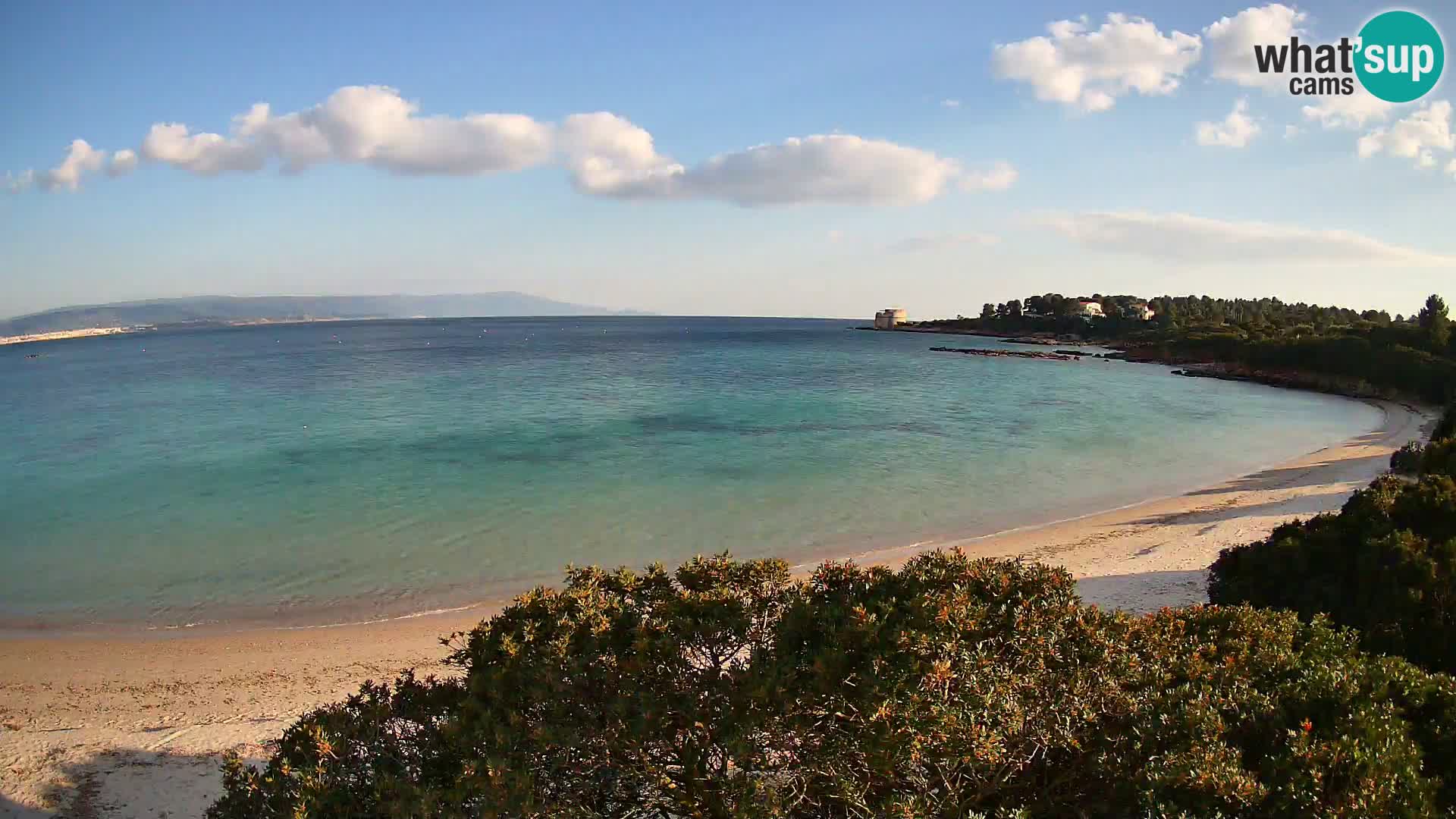 Plage Lazzaretto livecam | Alghero | Sardaigne
