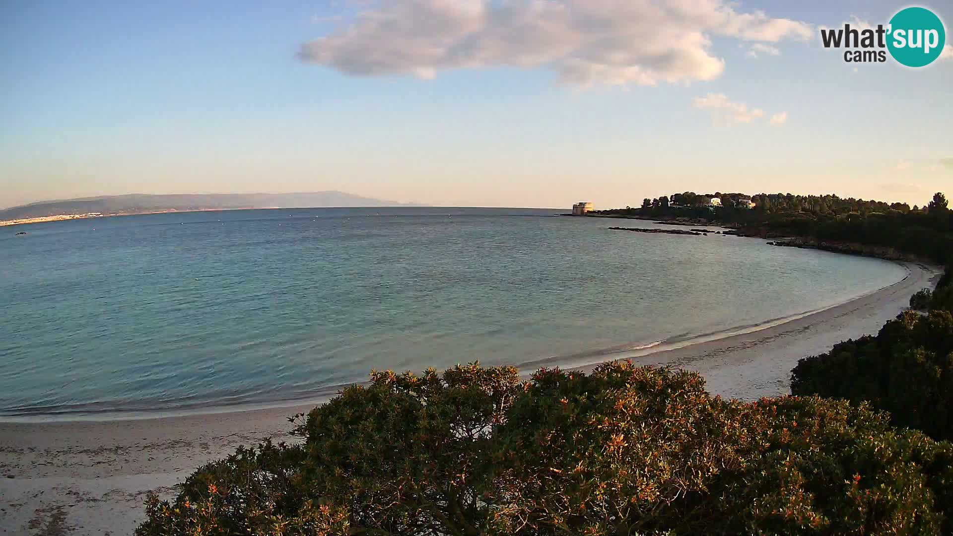 Webcam Lazzaretto beach | Alghero | Sardinia
