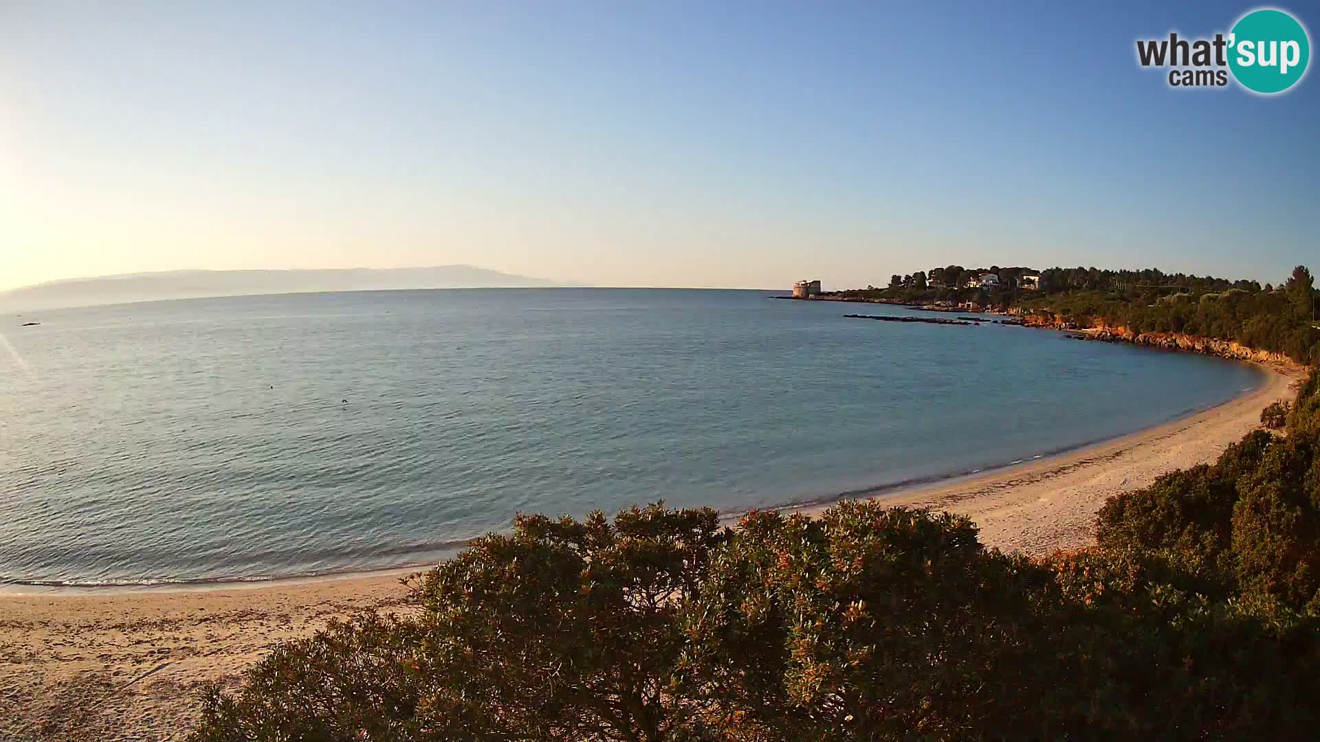 Webcam Lazzaretto Strand | Alghero | Sardinien
