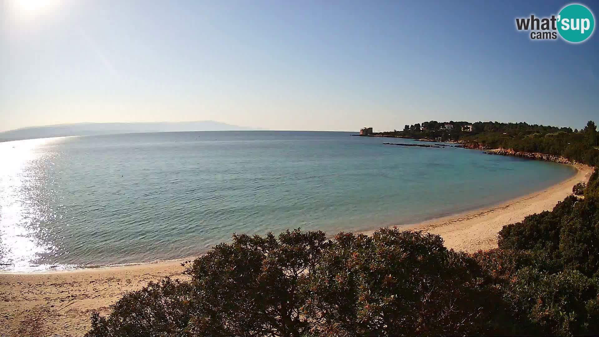 Webcam spiaggia Lazzaretto | Alghero | Sardegna