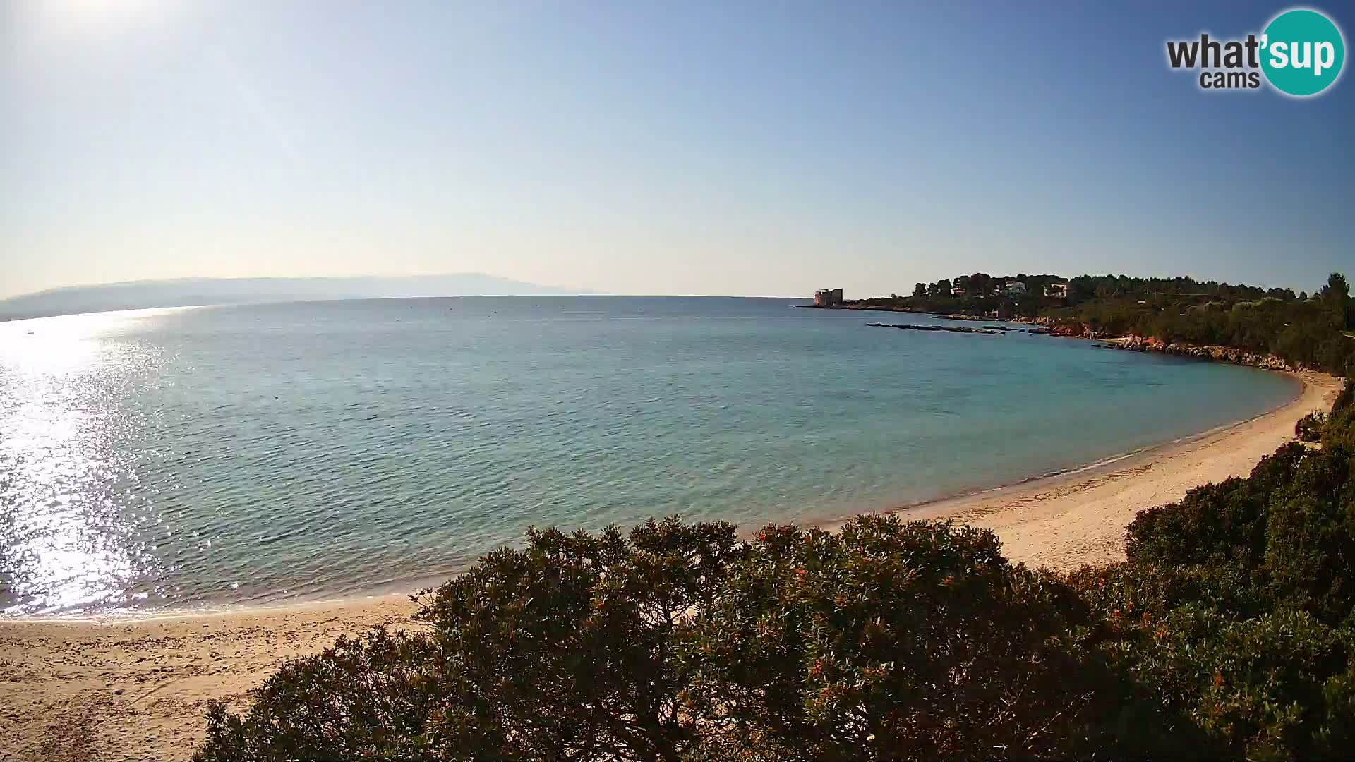 Plage Lazzaretto livecam | Alghero | Sardaigne