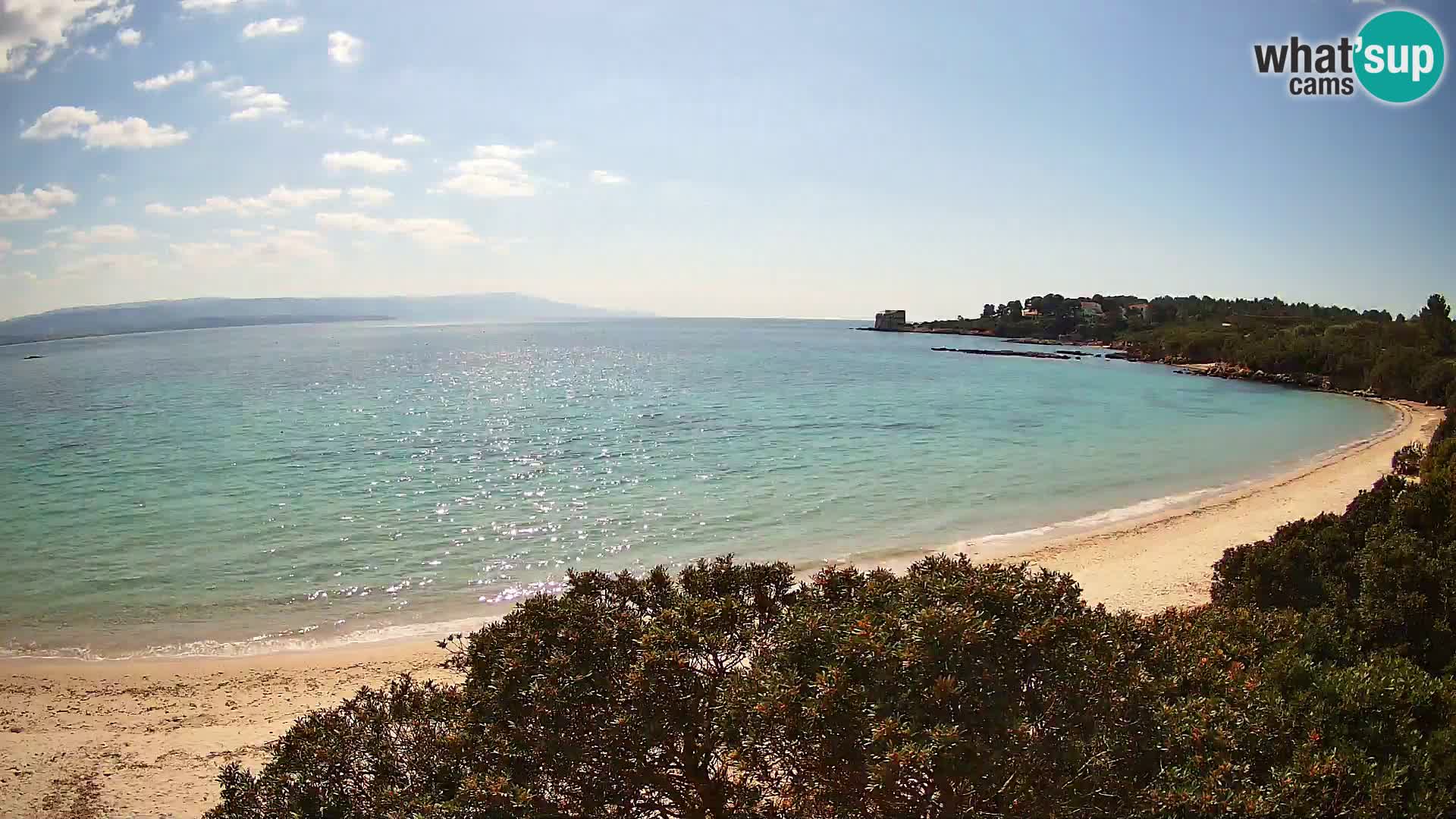 Webcam Lazzaretto Strand | Alghero | Sardinien