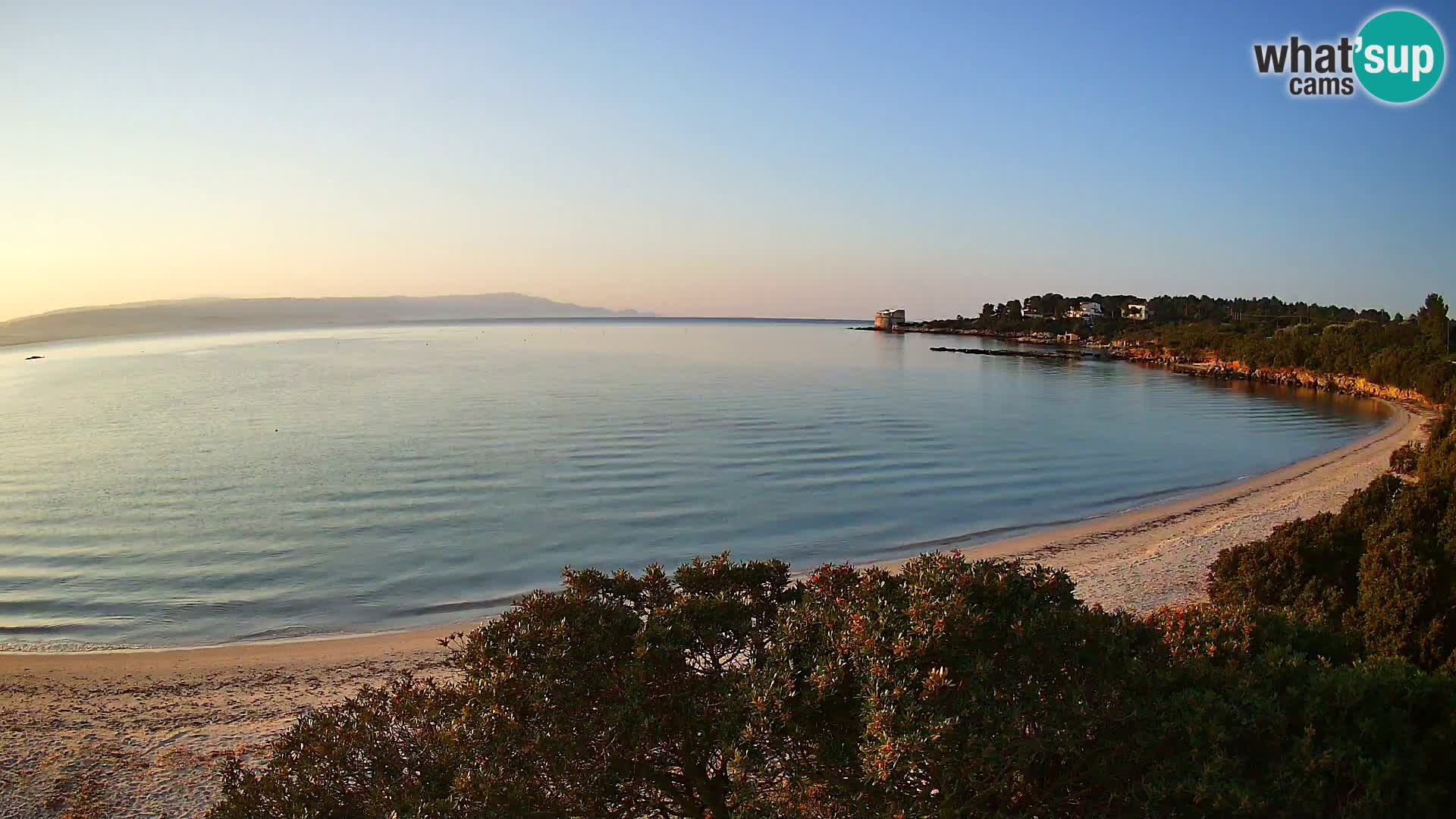 Web kamera plaža Lazzaretto | Alghero | Sardinija