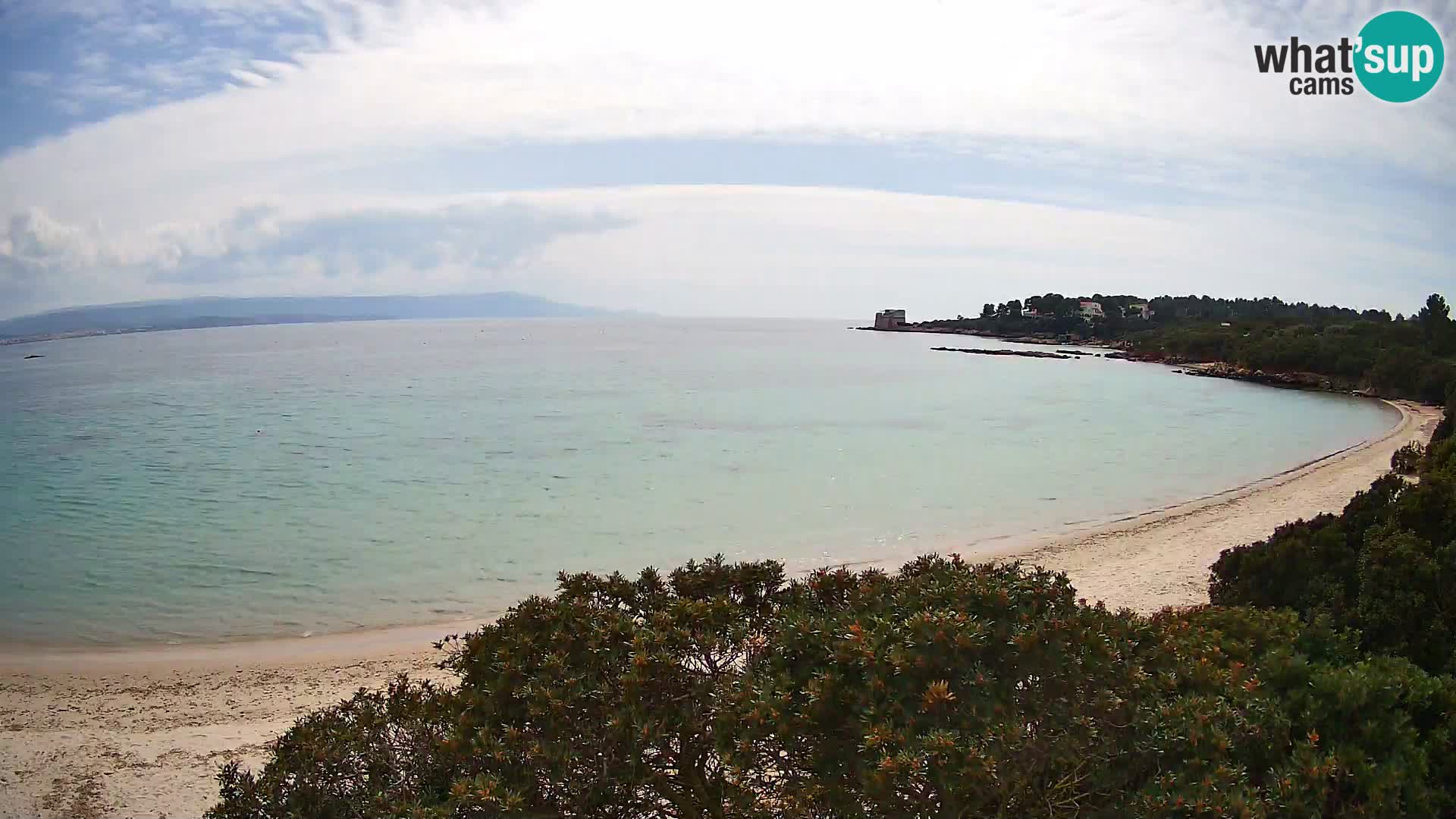 Webcam Lazzaretto beach | Alghero | Sardinia