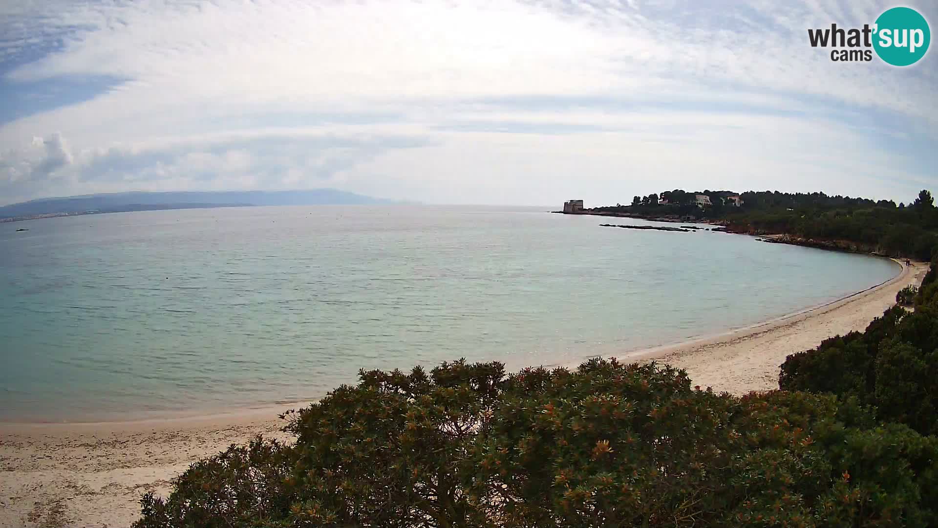 Webcam Lazzaretto Strand | Alghero | Sardinien