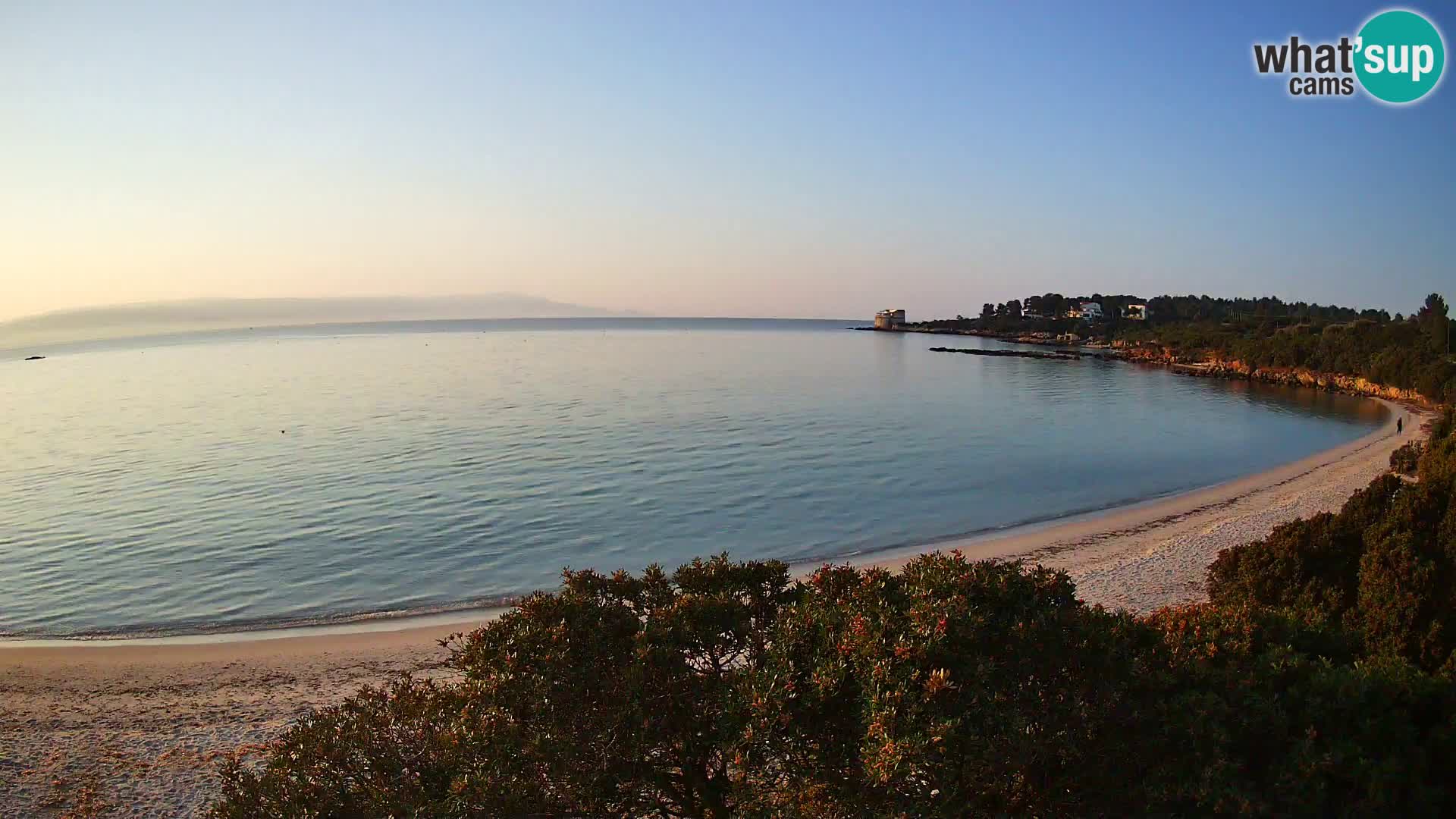 Kamera plaža Lazzaretto | Alghero | Sardinija