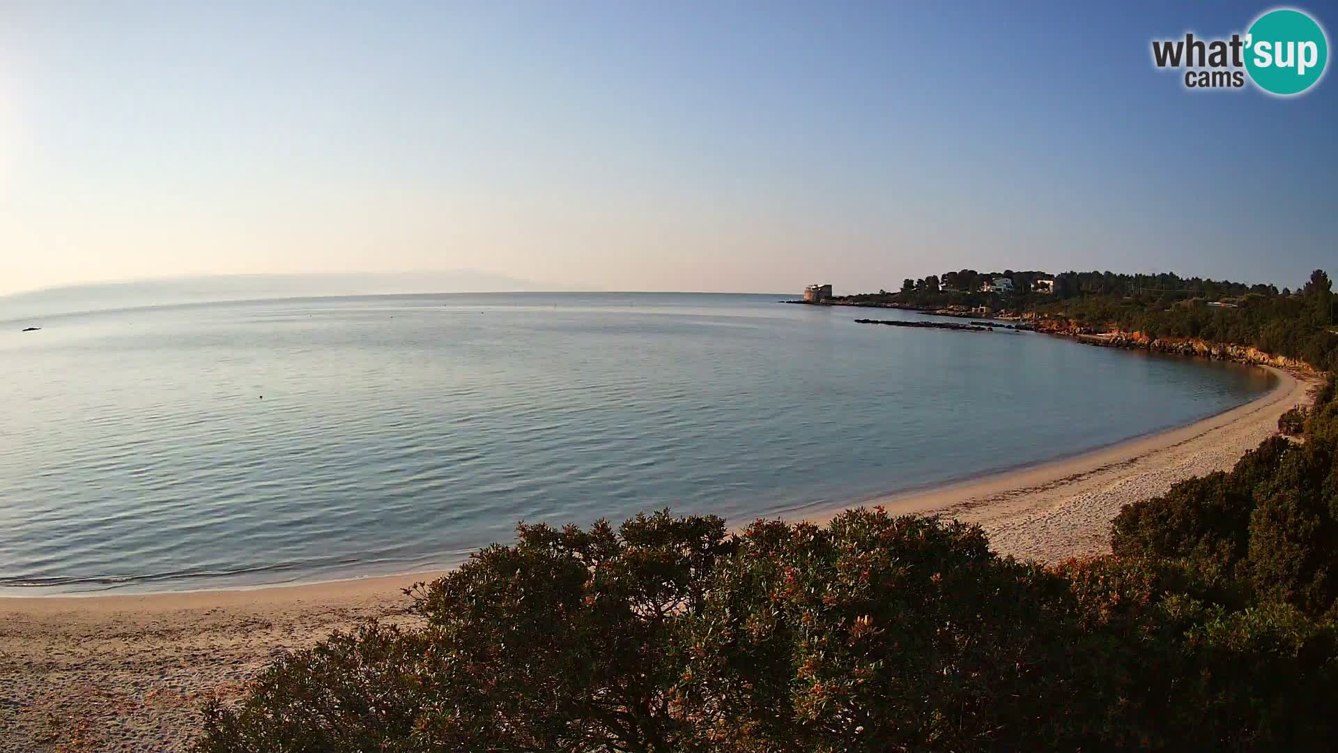 Web kamera plaža Lazzaretto | Alghero | Sardinija