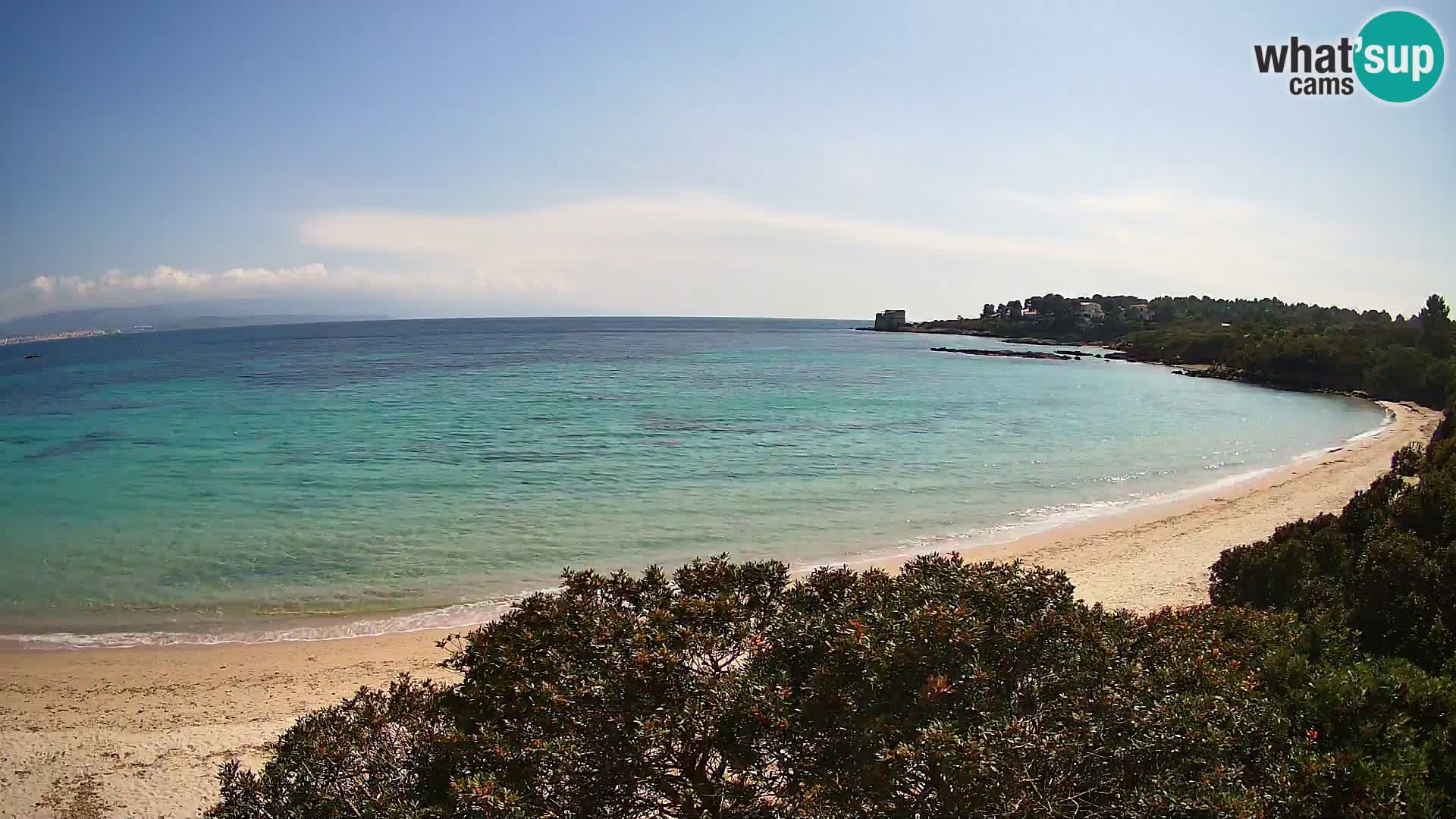 Webcam Lazzaretto Strand | Alghero | Sardinien