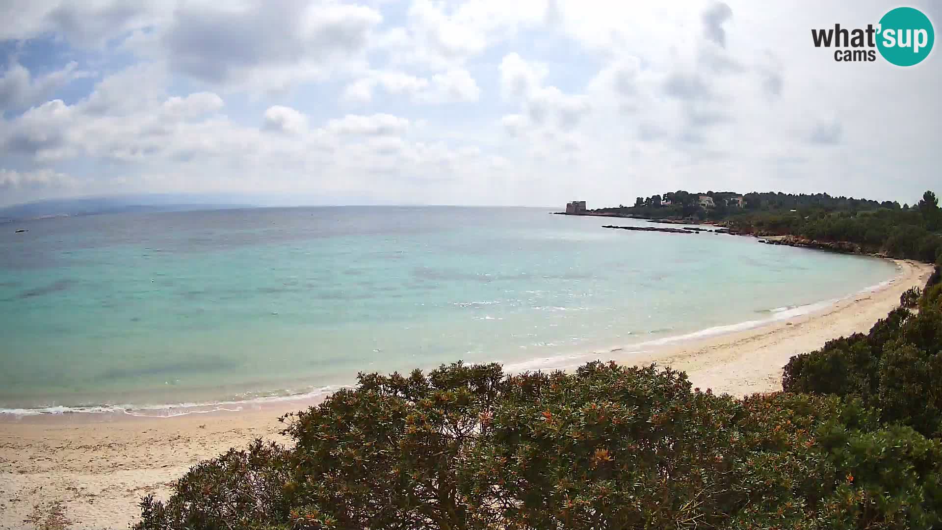 Webcam Lazzaretto Strand | Alghero | Sardinien