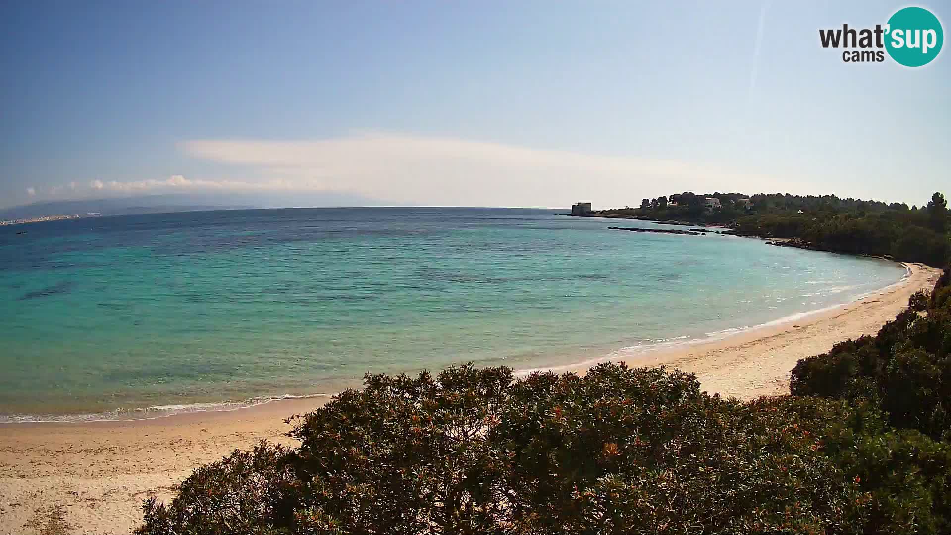 Kamera plaža Lazzaretto | Alghero | Sardinija