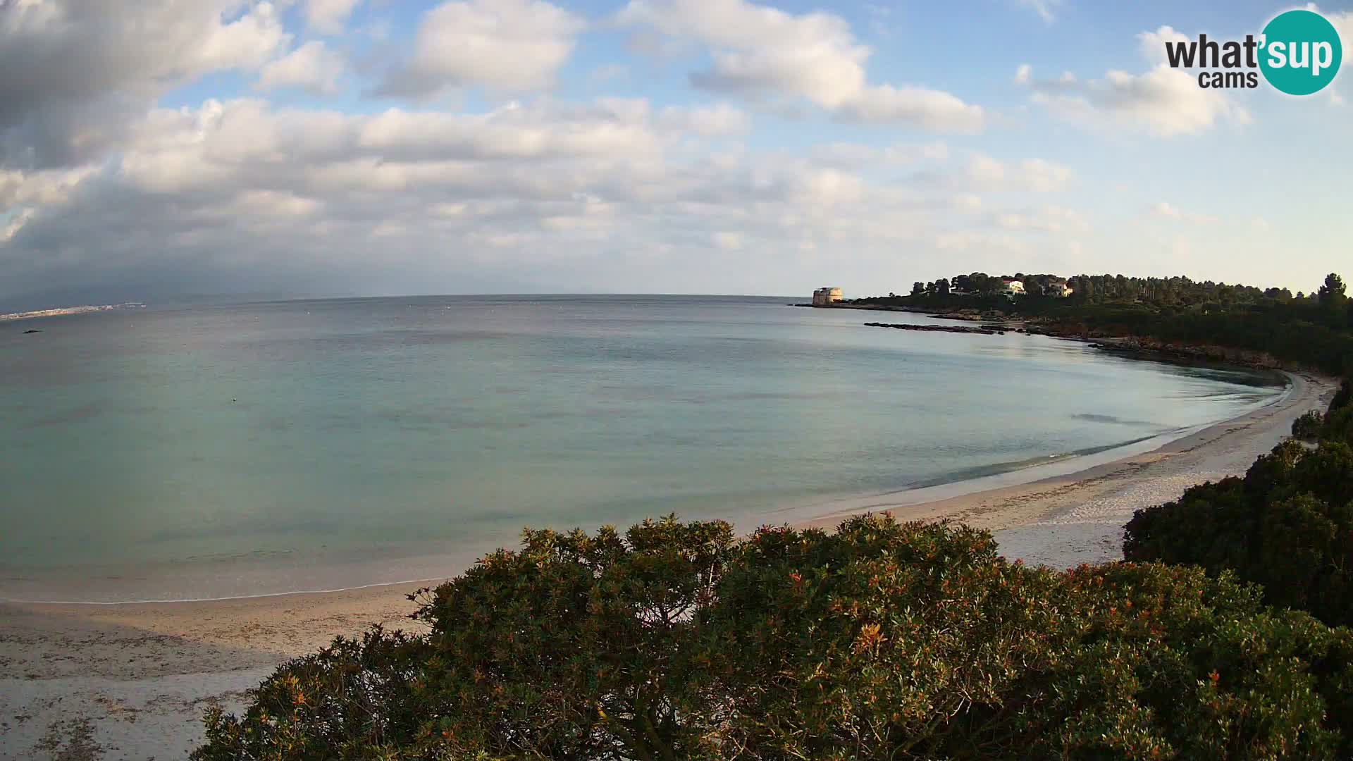 Webcam Lazzaretto Strand | Alghero | Sardinien