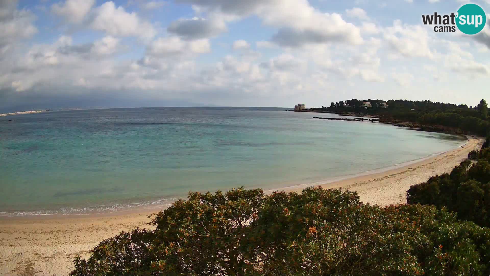 Kamera plaža Lazzaretto | Alghero | Sardinija