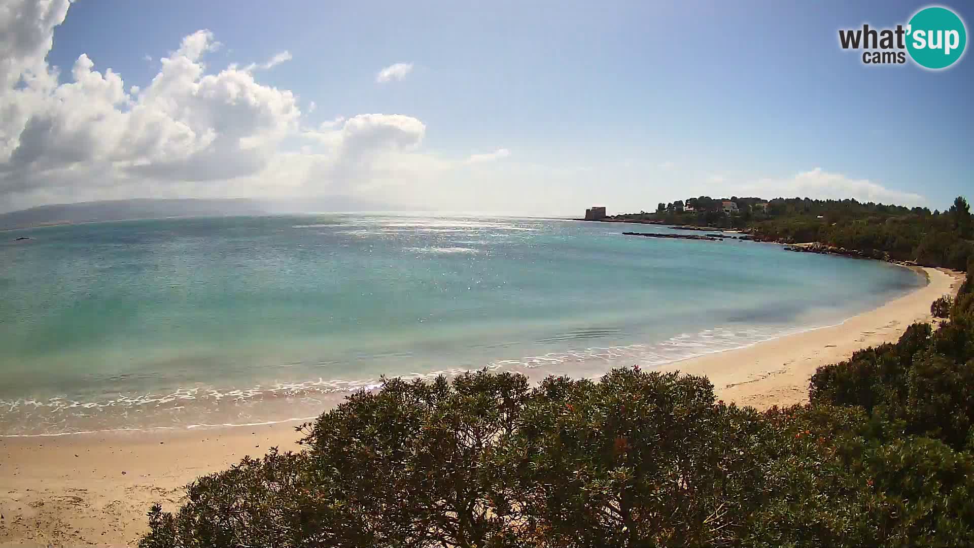 Plage Lazzaretto livecam | Alghero | Sardaigne