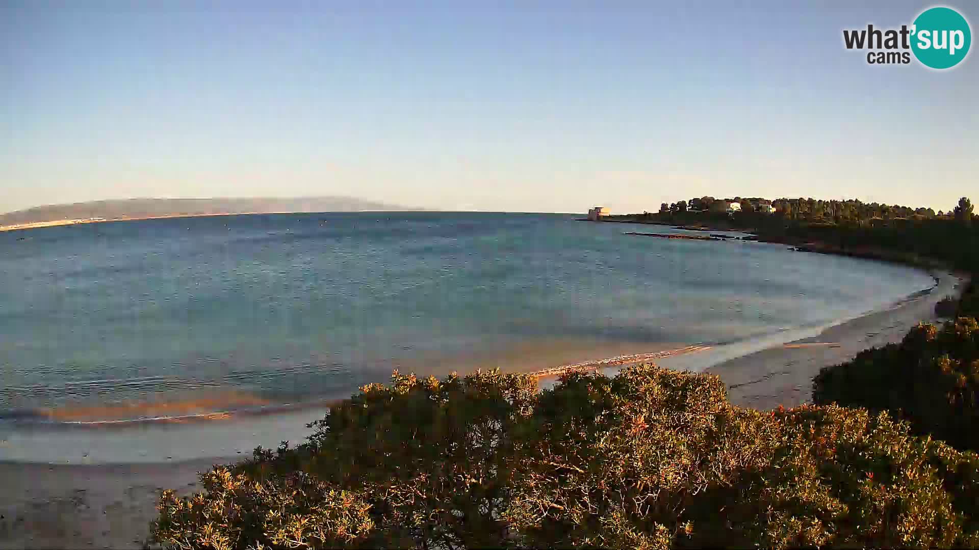 Kamera plaža Lazzaretto | Alghero | Sardinija