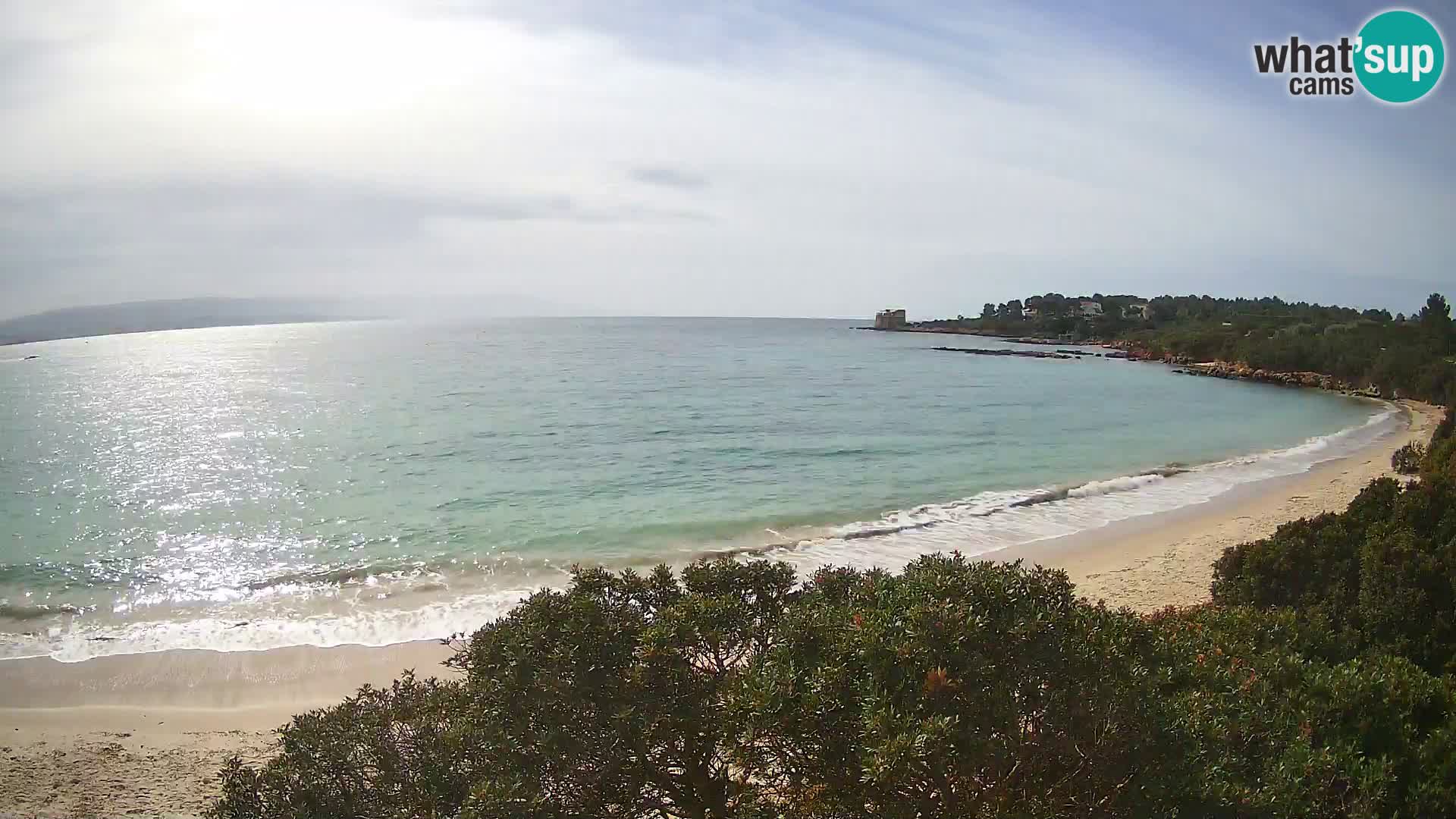 Webcam Lazzaretto beach | Alghero | Sardinia