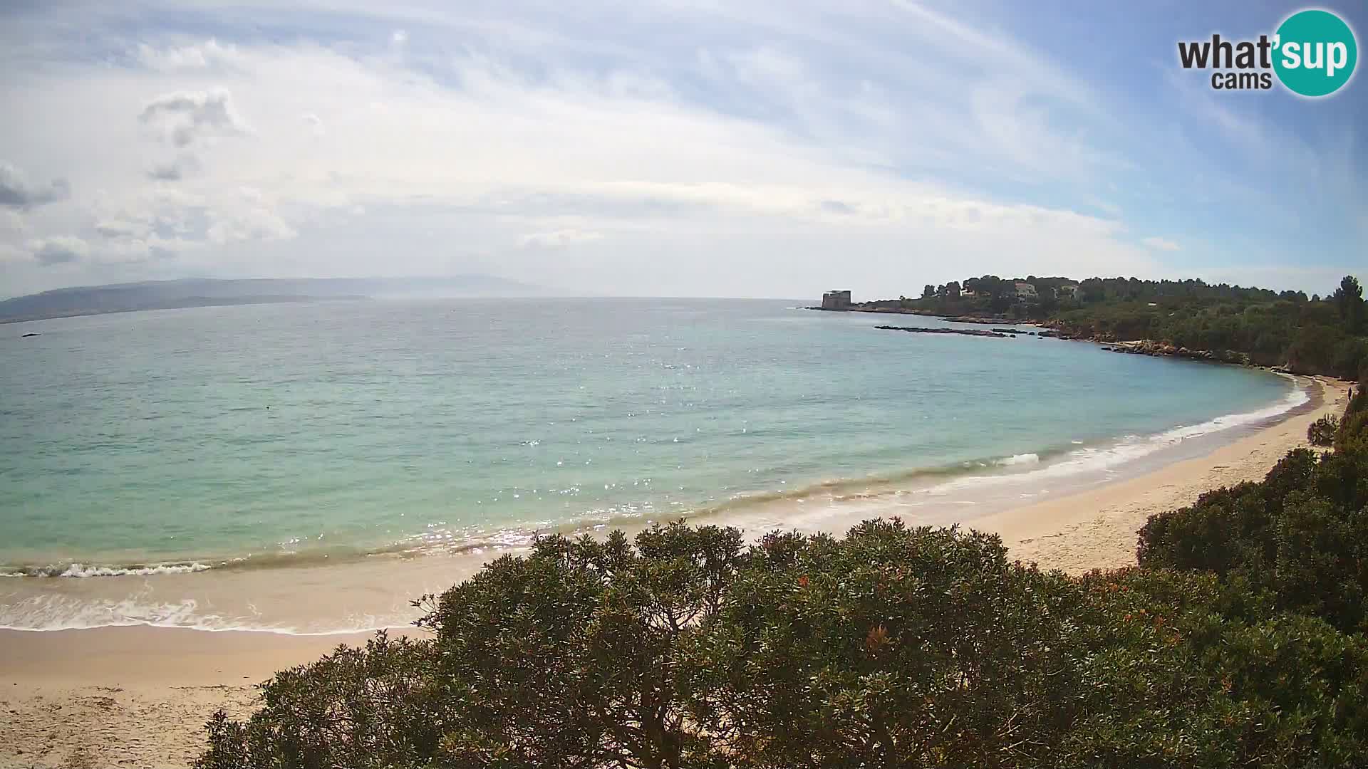 Webcam Lazzaretto beach | Alghero | Sardinia