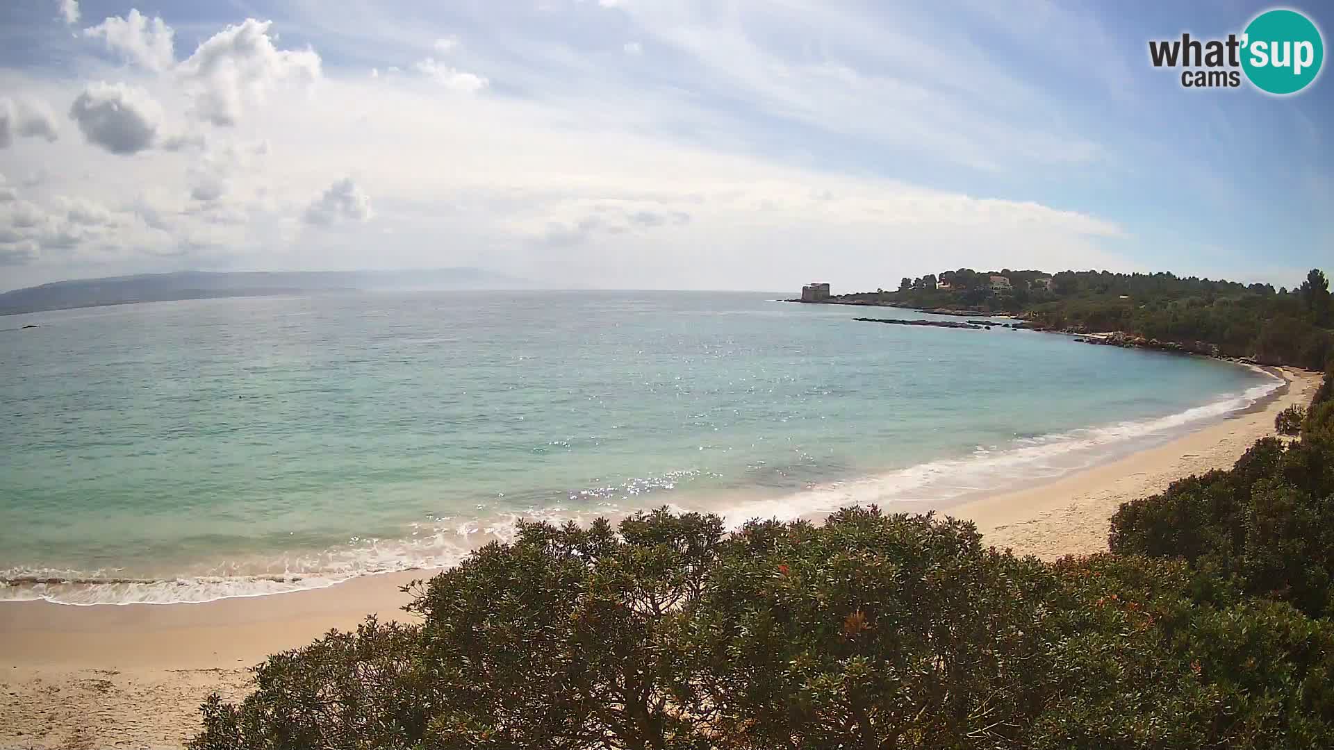 Webcam Lazzaretto beach | Alghero | Sardinia