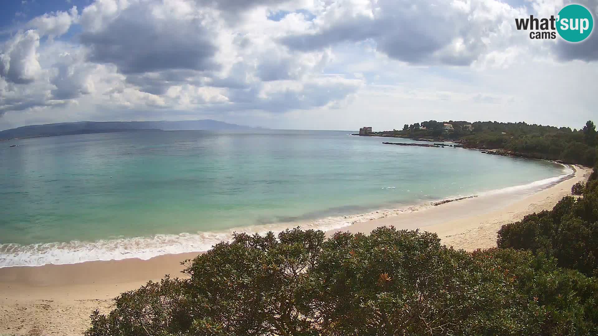 Webcam Lazzaretto beach | Alghero | Sardinia