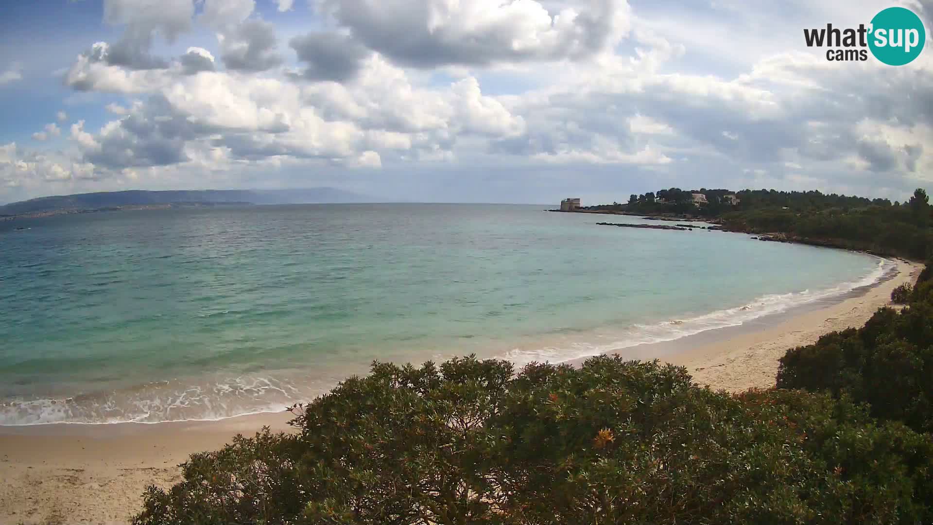 Webcam Lazzaretto beach | Alghero | Sardinia