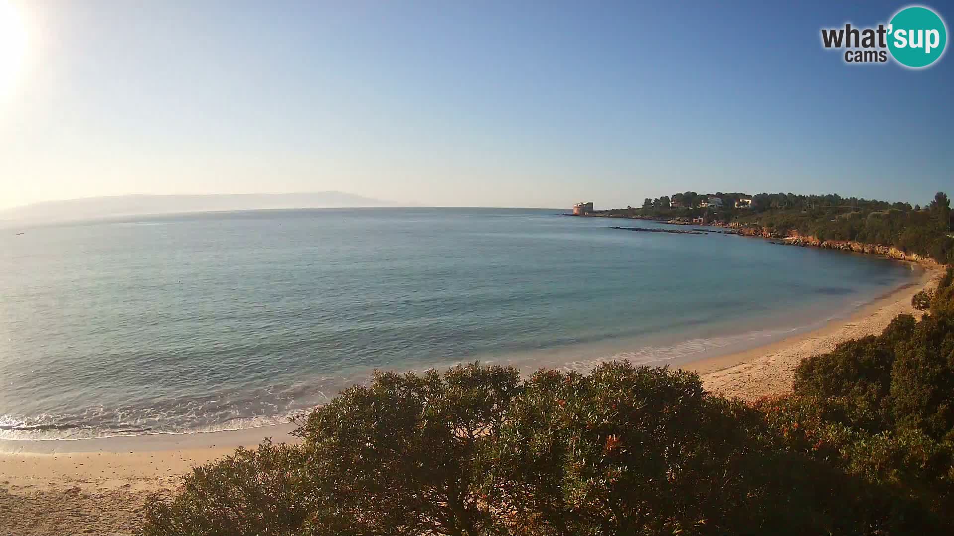 Kamera plaža Lazzaretto | Alghero | Sardinija