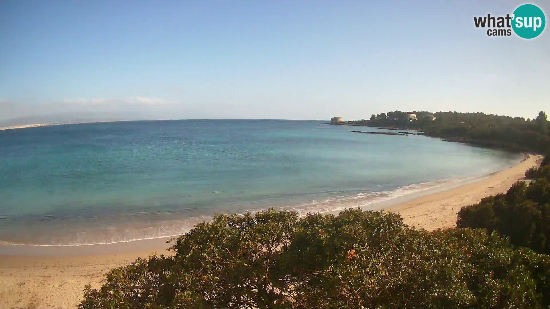 Plage Lazzaretto livecam | Alghero | Sardaigne