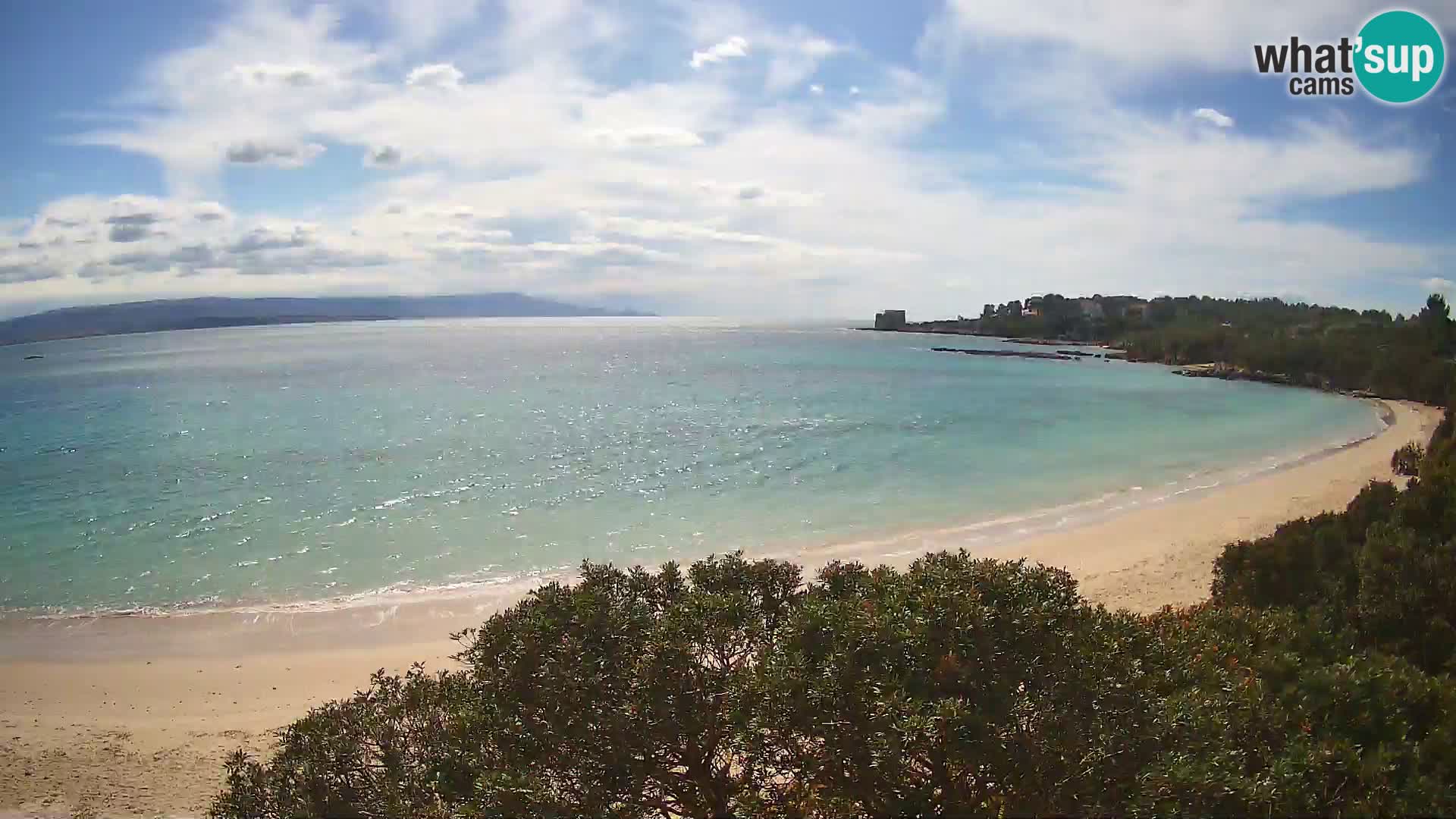 Kamera plaža Lazzaretto | Alghero | Sardinija