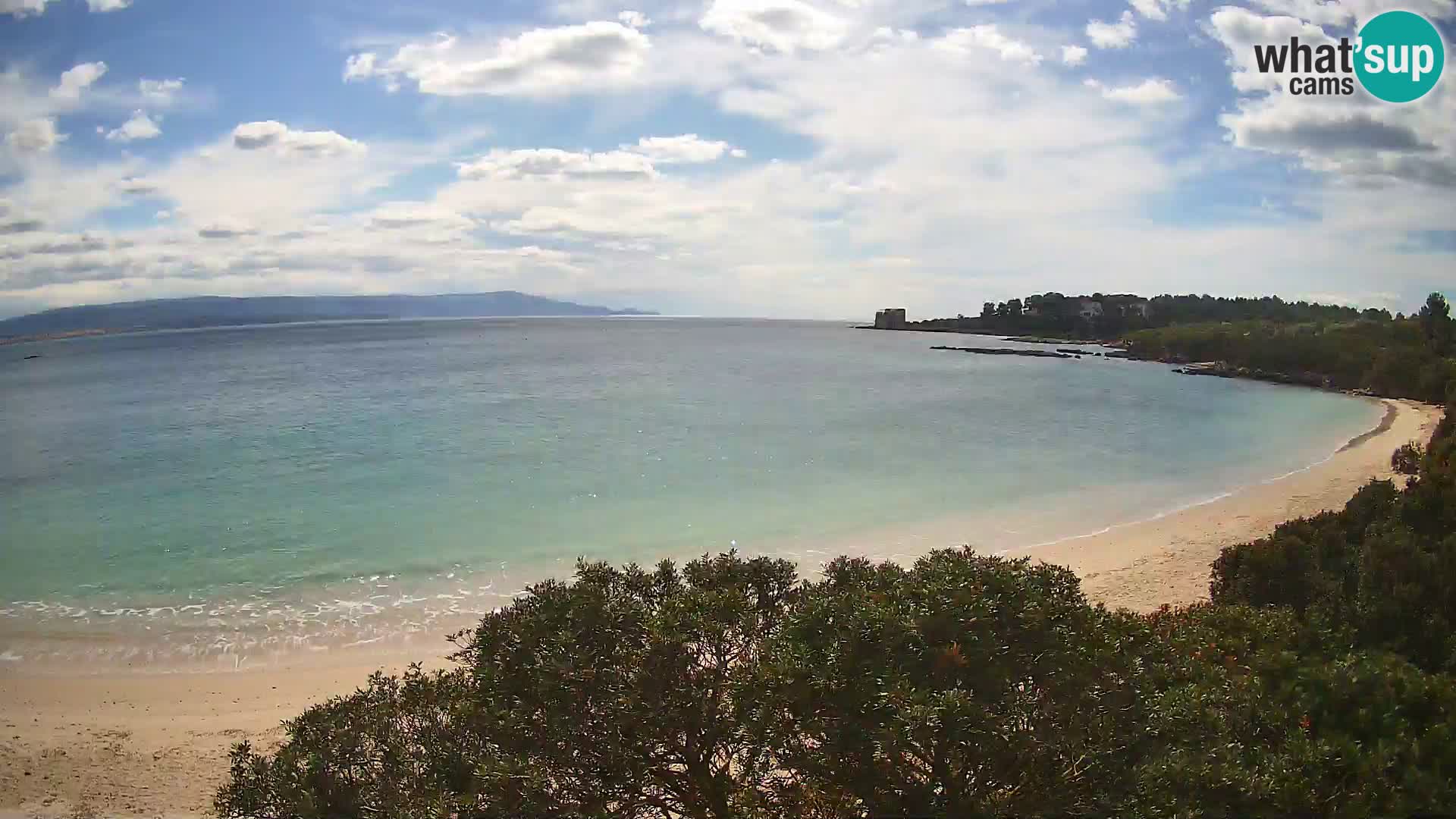 Kamera plaža Lazzaretto | Alghero | Sardinija
