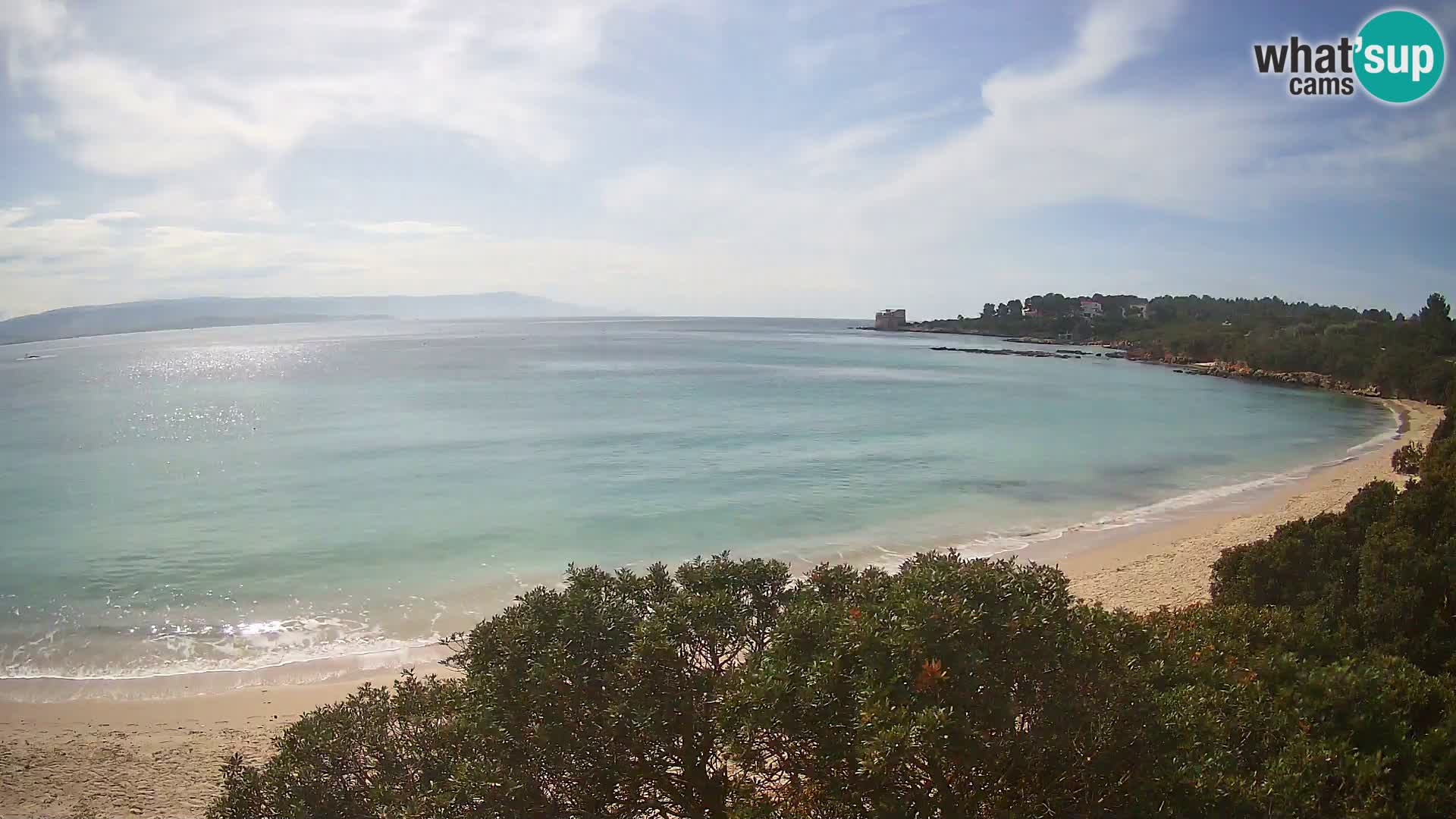 Webcam Lazzaretto beach | Alghero | Sardinia