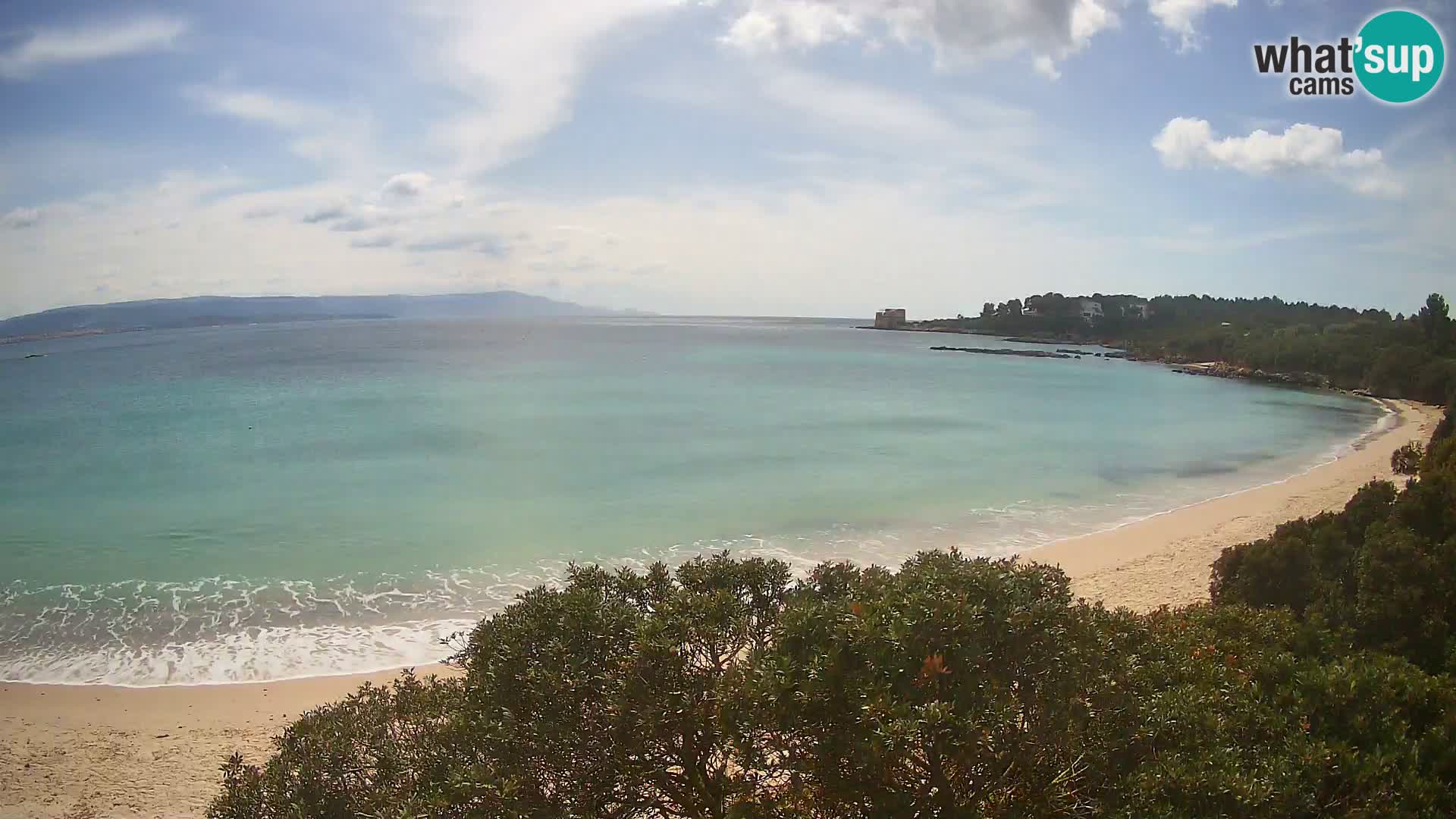 Kamera plaža Lazzaretto | Alghero | Sardinija