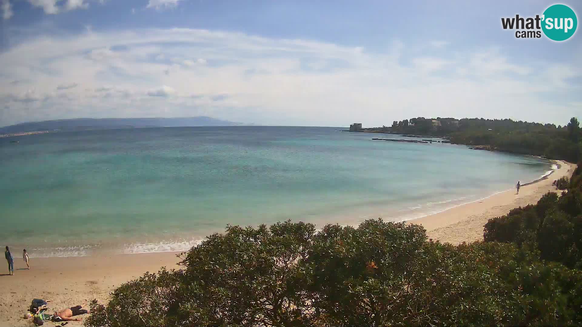 Kamera plaža Lazzaretto | Alghero | Sardinija