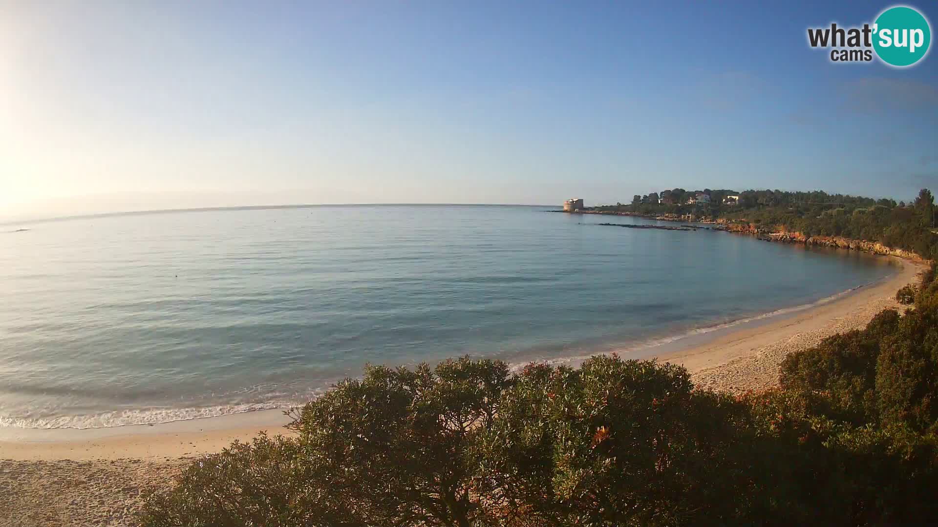Webcam Lazzaretto Strand | Alghero | Sardinien