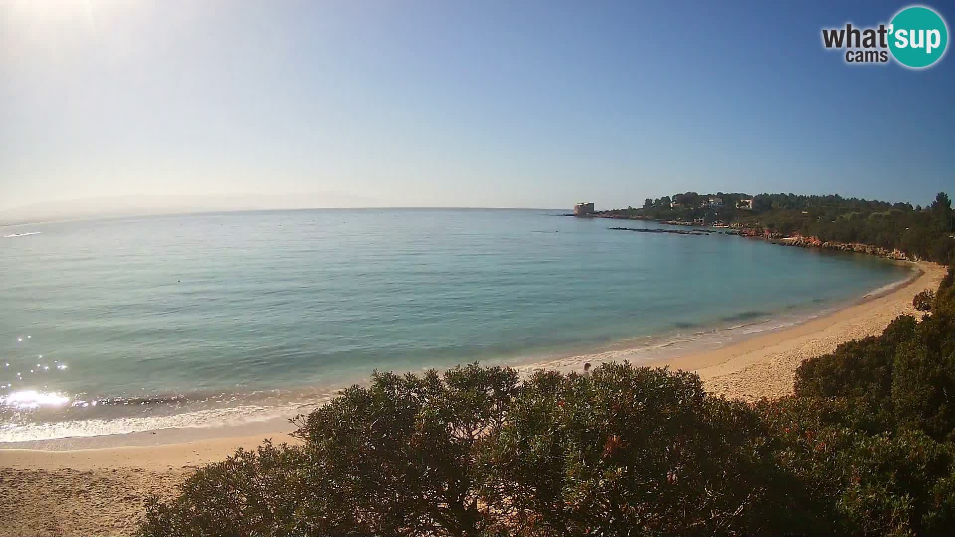 Webcam Lazzaretto beach | Alghero | Sardinia
