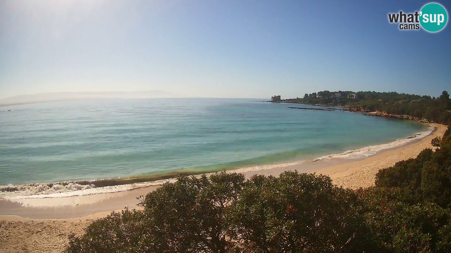 Webcam Lazzaretto Strand | Alghero | Sardinien