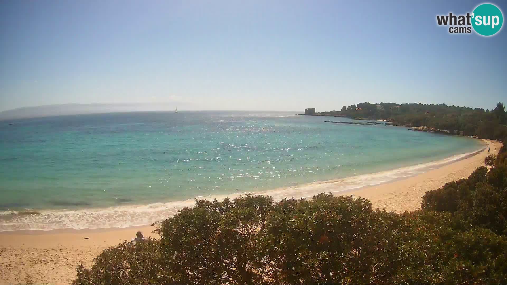 Webcam Lazzaretto beach | Alghero | Sardinia