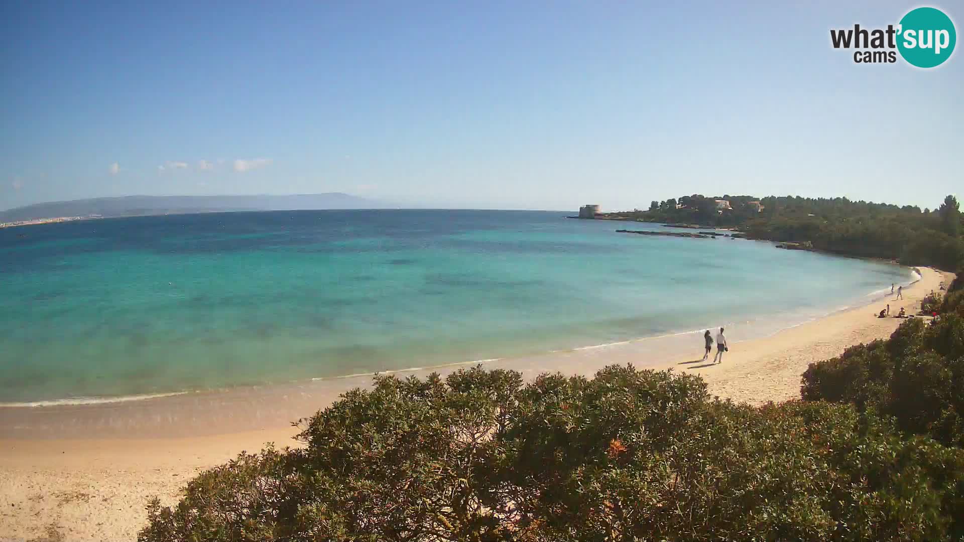 Webcam Lazzaretto beach | Alghero | Sardinia
