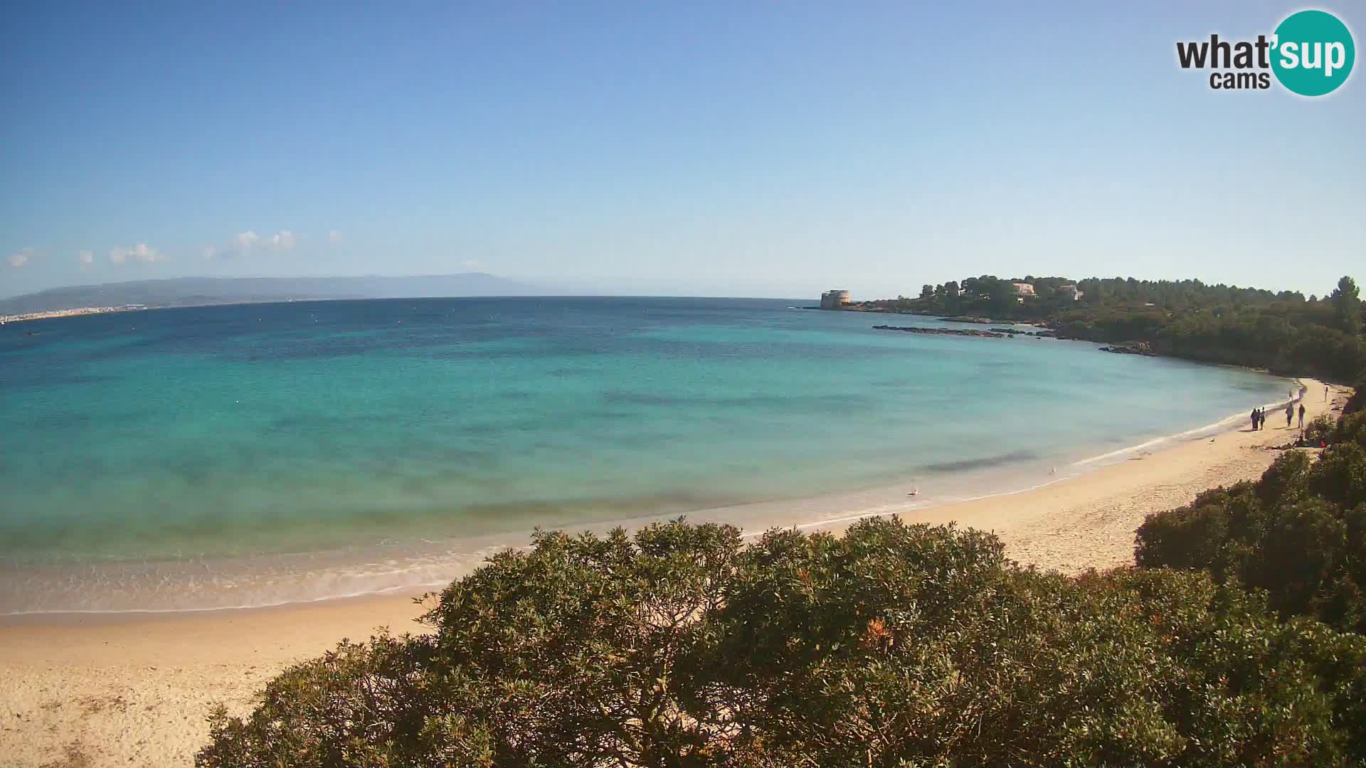 Webcam Lazzaretto beach | Alghero | Sardinia